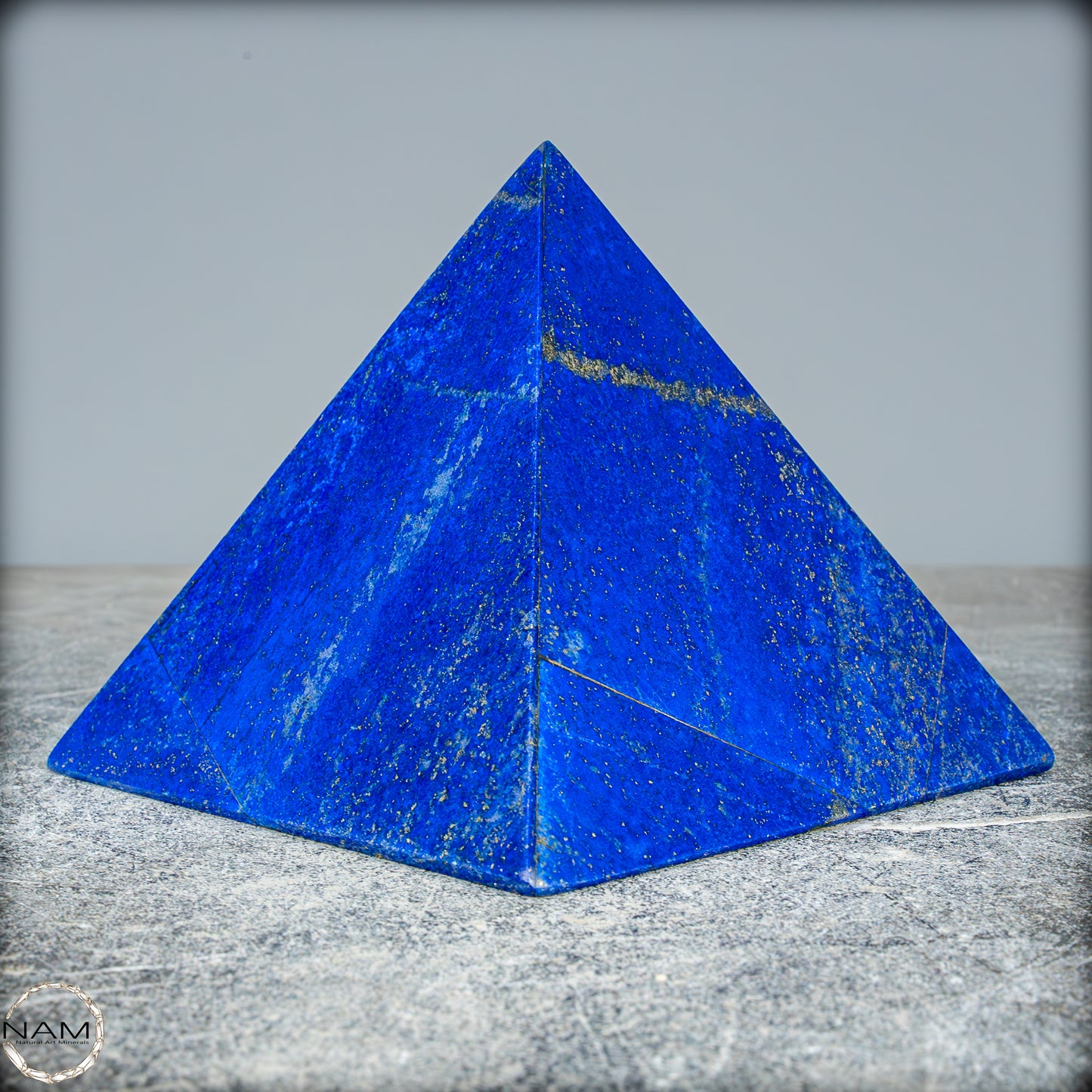 Natürliche Dekorative Lapislazuli Pyramide, Höchste Qualiität - 673,05g
