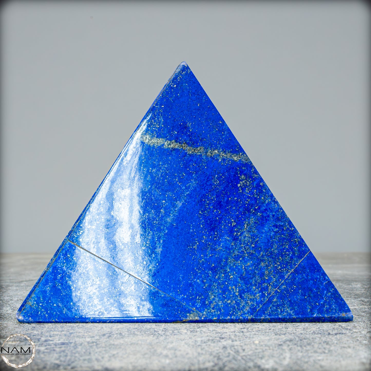 Natürliche Dekorative Lapislazuli Pyramide, Höchste Qualiität - 673,05g