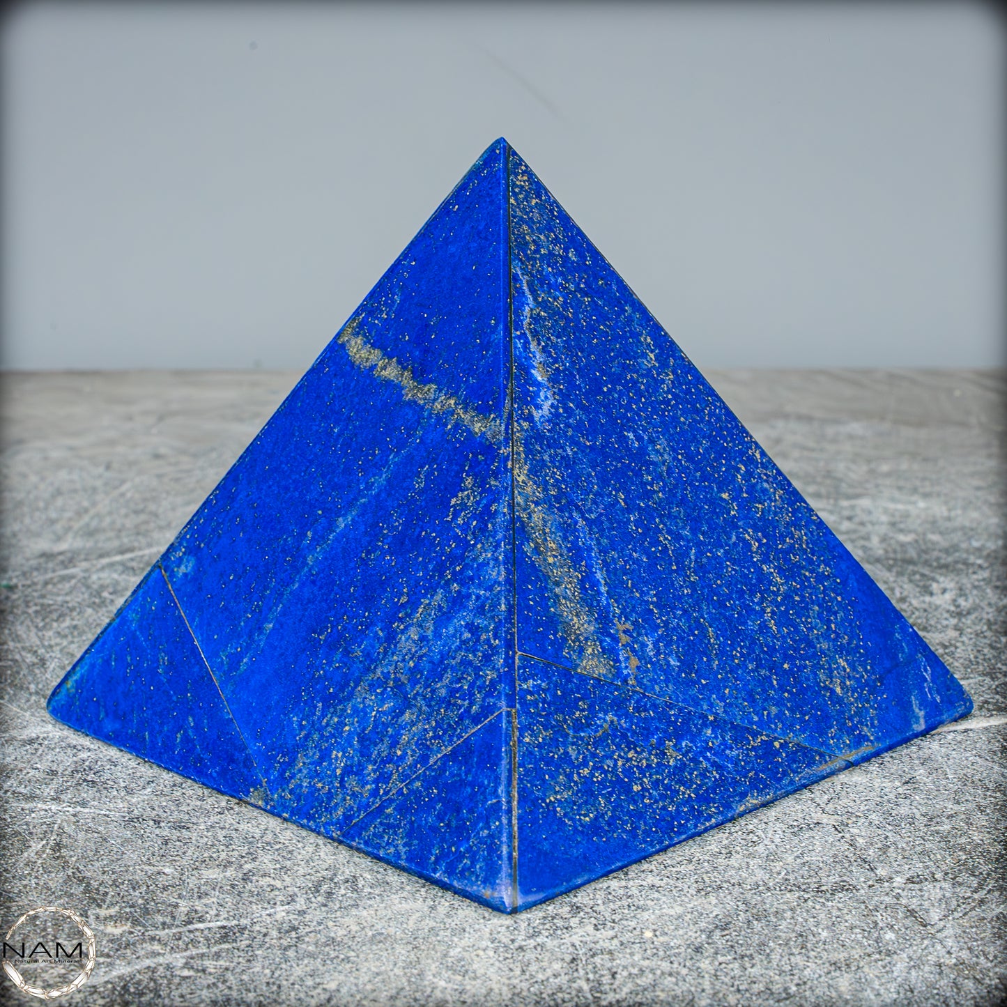 Natürliche Dekorative Lapislazuli Pyramide, Höchste Qualiität - 673,05g