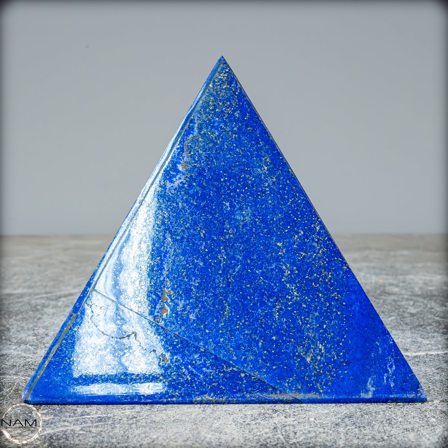 Natürliche Dekorative Lapislazuli Pyramide, Höchste Qualiität - 673,05g