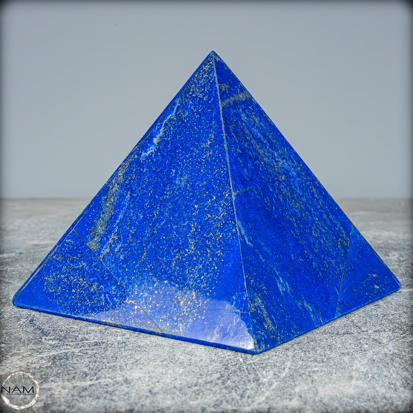 Natürliche Dekorative Lapislazuli Pyramide, Höchste Qualiität - 673,05g