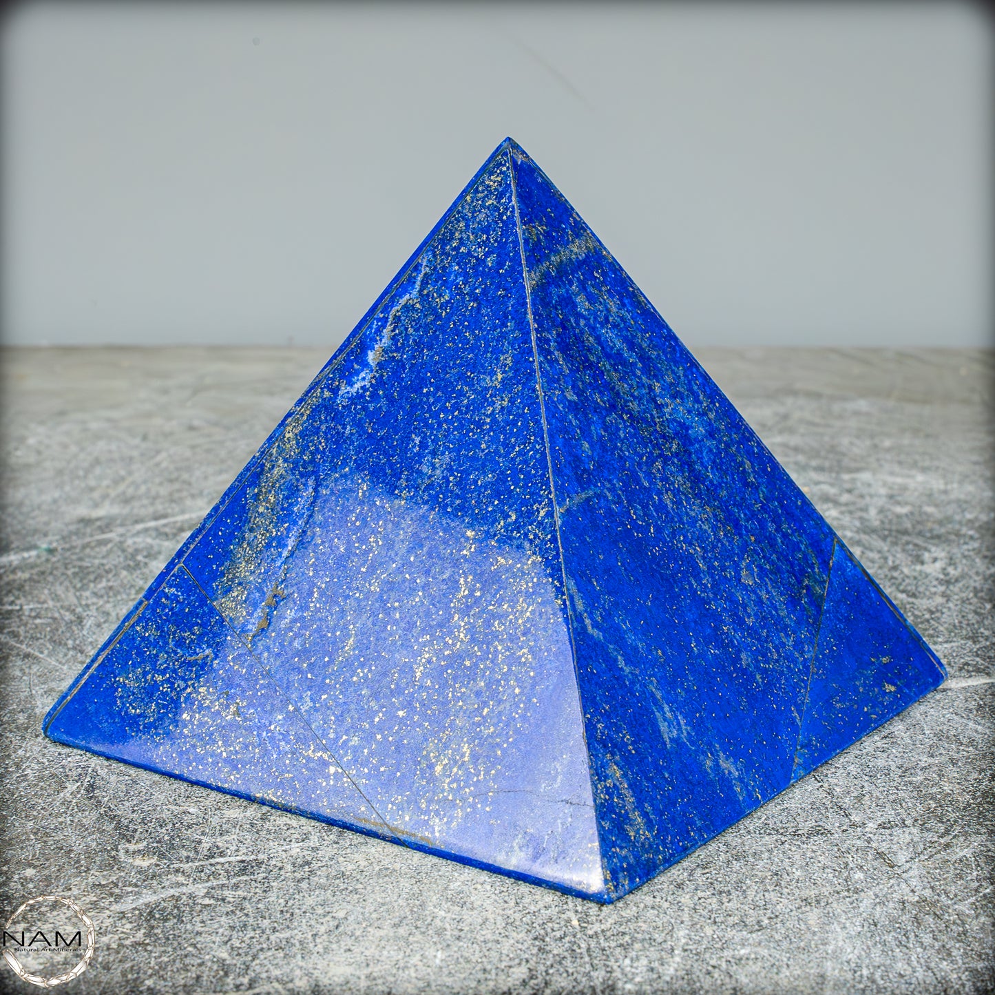 Natürliche Dekorative Lapislazuli Pyramide, Höchste Qualiität - 673,05g