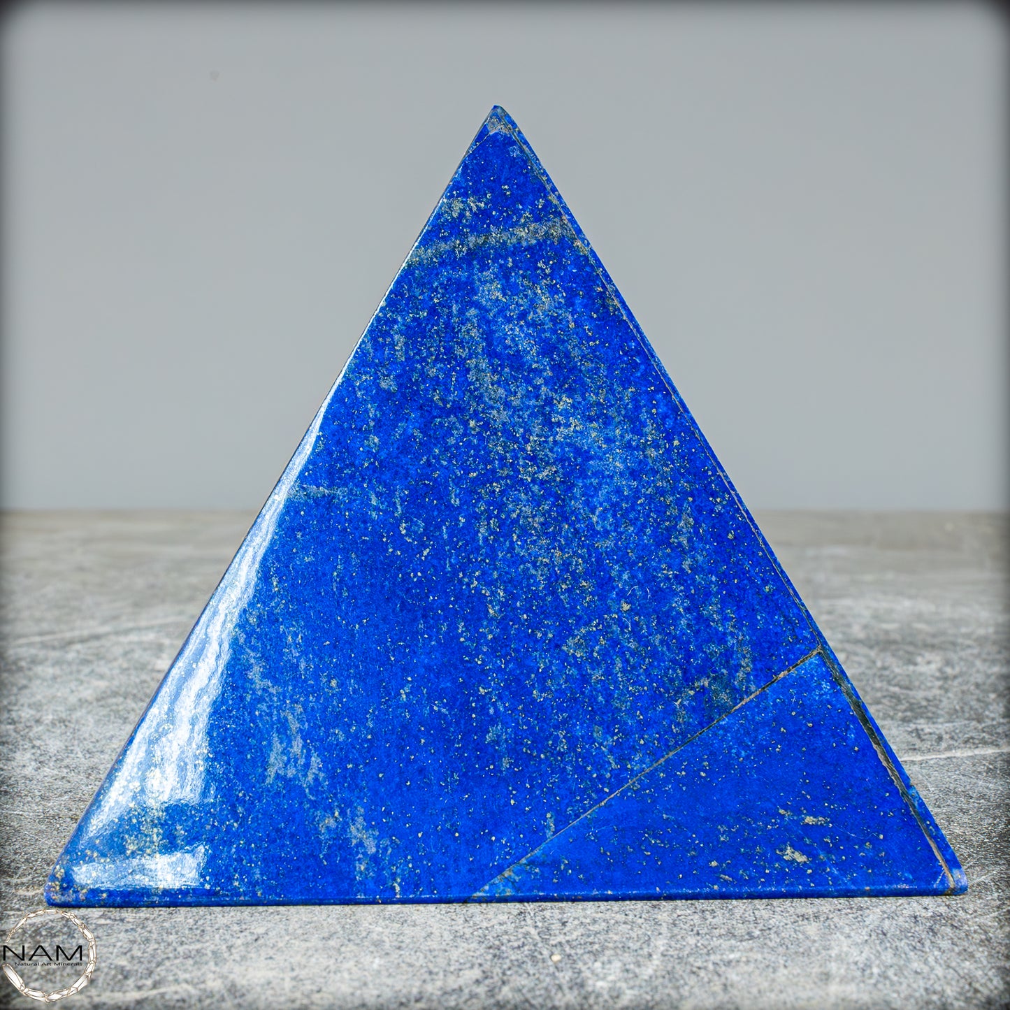 Natürliche Dekorative Lapislazuli Pyramide, Höchste Qualiität - 673,05g