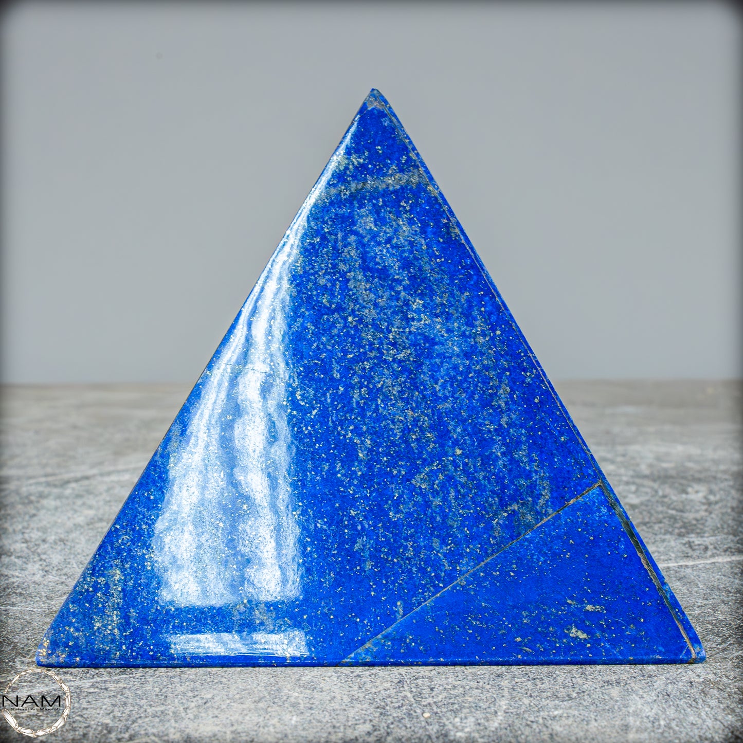 Natürliche Dekorative Lapislazuli Pyramide, Höchste Qualiität - 673,05g