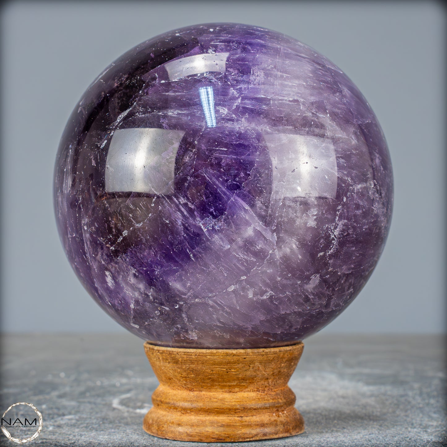 Natürliche Amethyst-Kristall Kugel, Brasilien - 1079,38g - 93mm