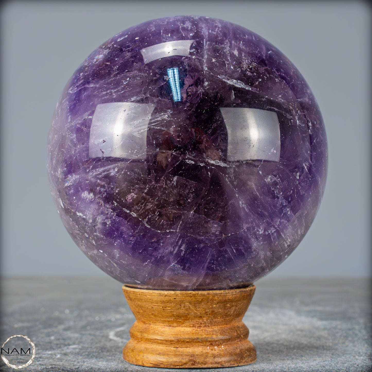 Natürliche Amethyst-Kristall Kugel, Brasilien - 1079,38g - 93mm