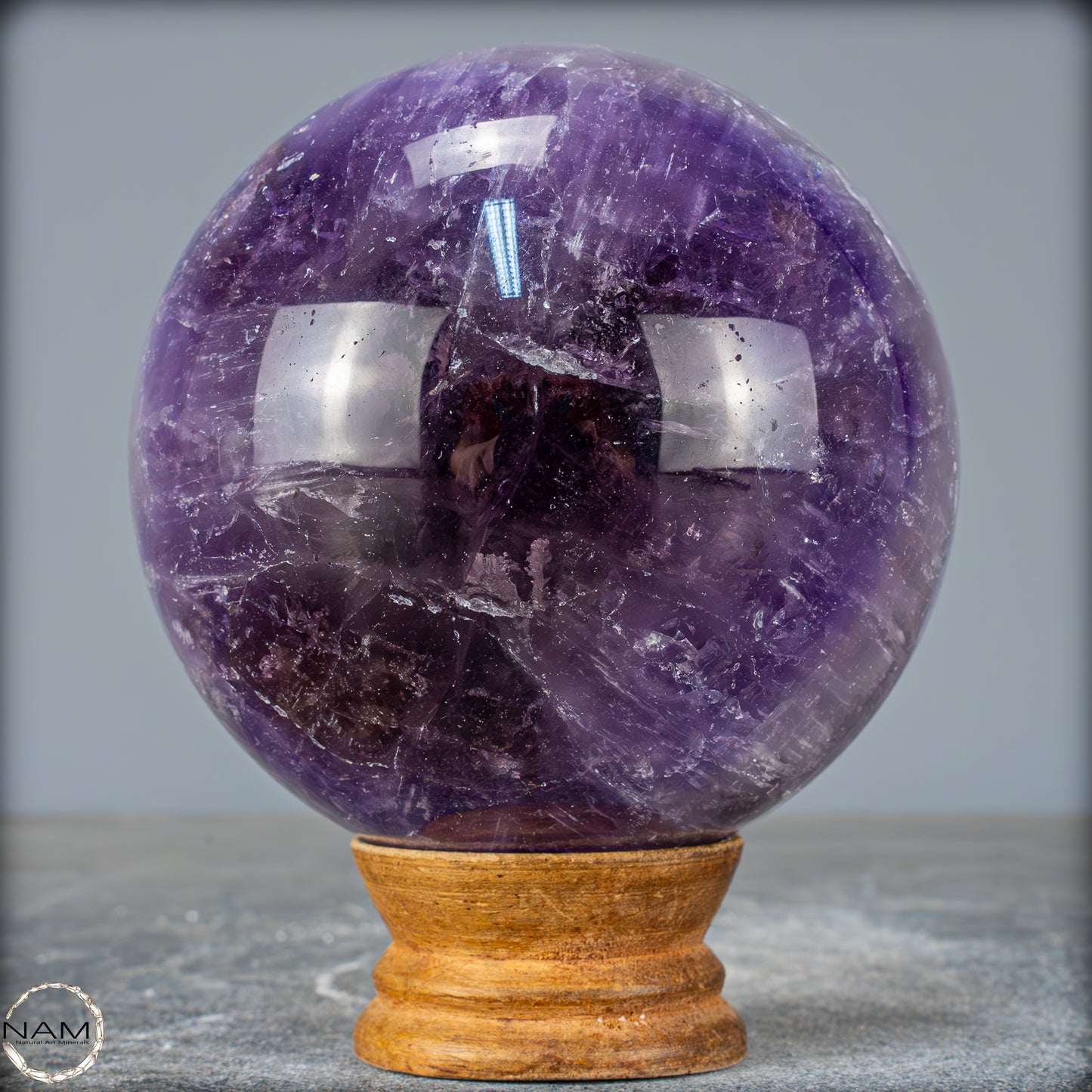 Natürliche Amethyst-Kristall Kugel, Brasilien - 1079,38g - 93mm