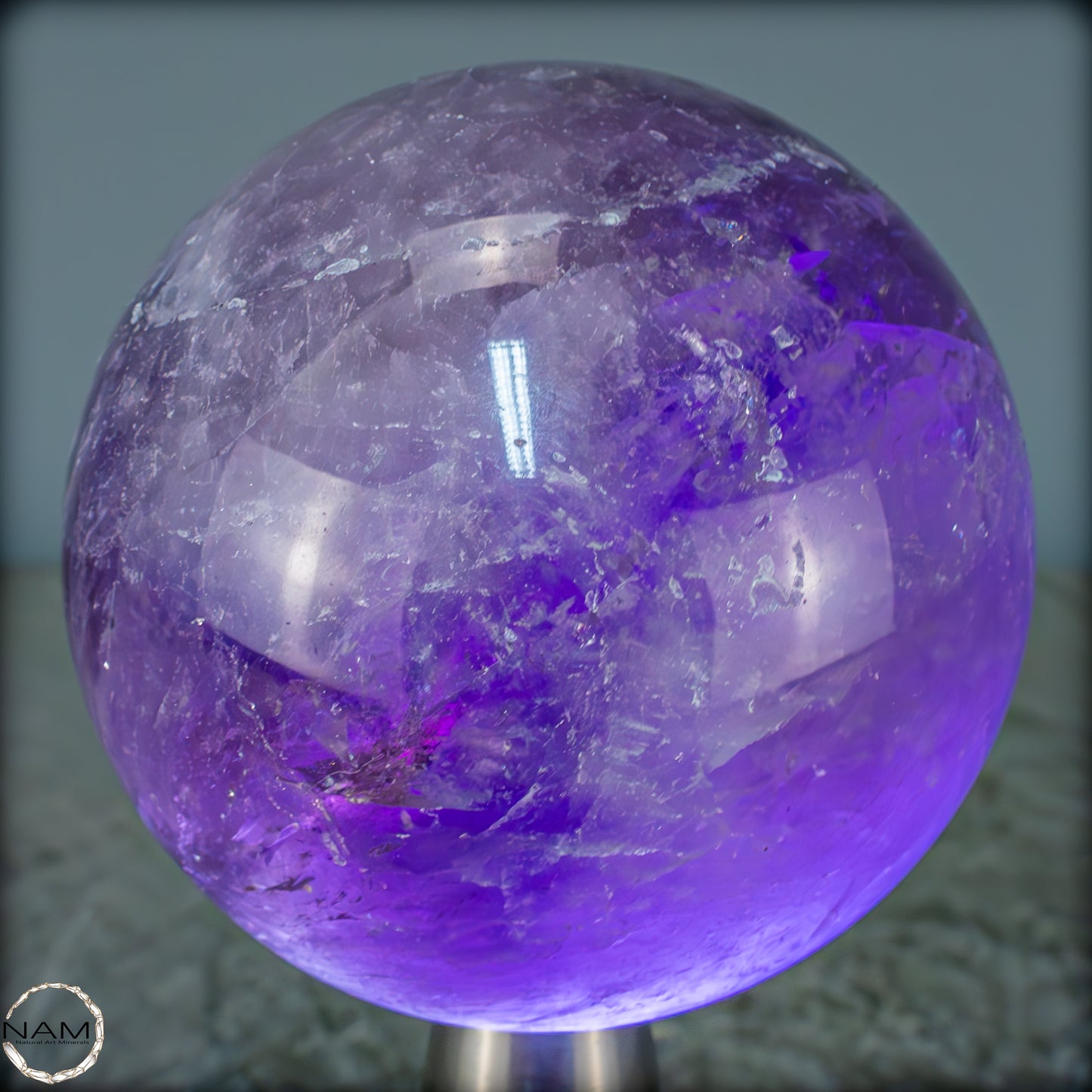Natürliche Amethyst-Kristall Kugel, Brasilien - 1079,38g - 93mm