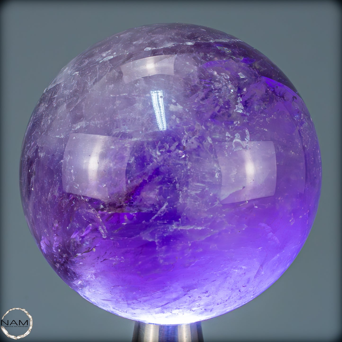 Natürliche Amethyst-Kristall Kugel, Brasilien - 1079,38g - 93mm