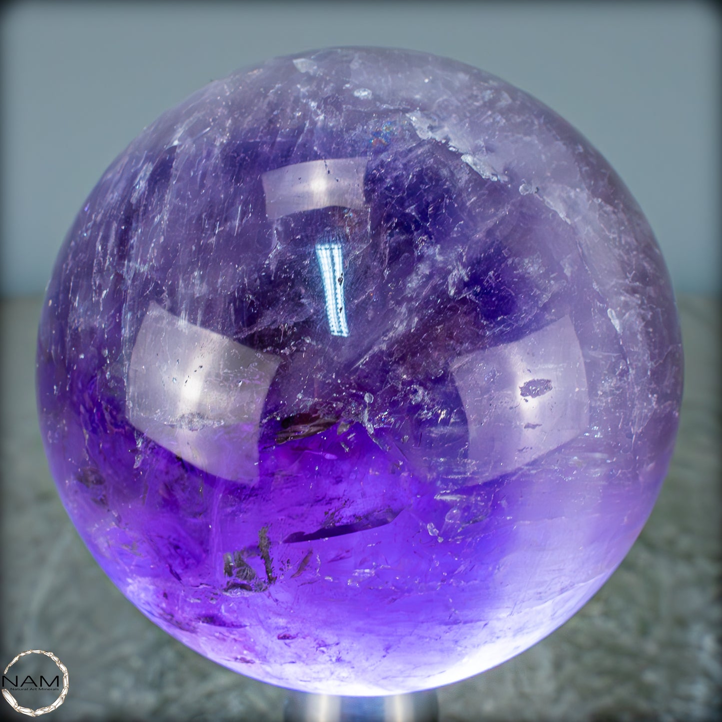 Natürliche Amethyst-Kristall Kugel, Brasilien - 1079,38g - 93mm