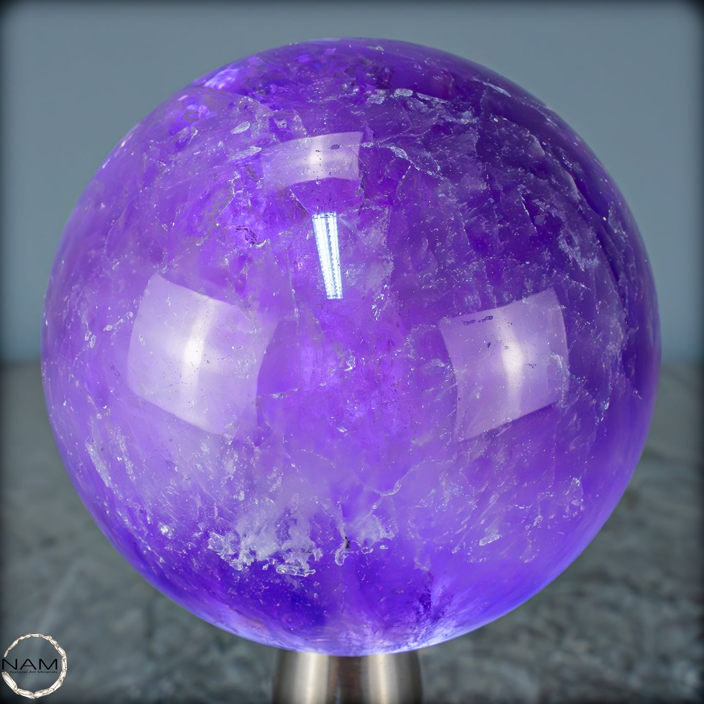 Natürliche Amethyst-Kristall Kugel, Brasilien - 1079,38g - 93mm