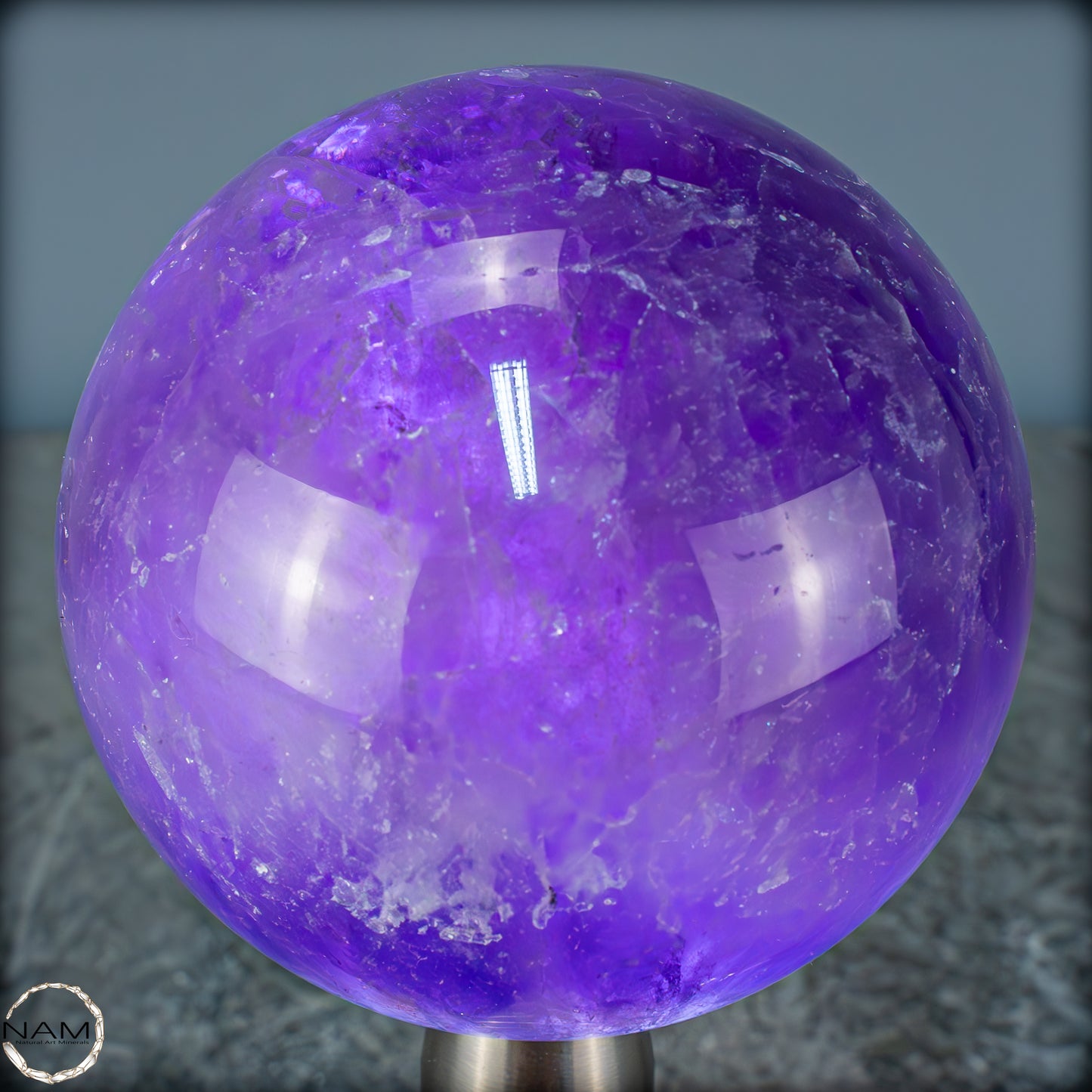 Natürliche Amethyst-Kristall Kugel, Brasilien - 1079,38g - 93mm
