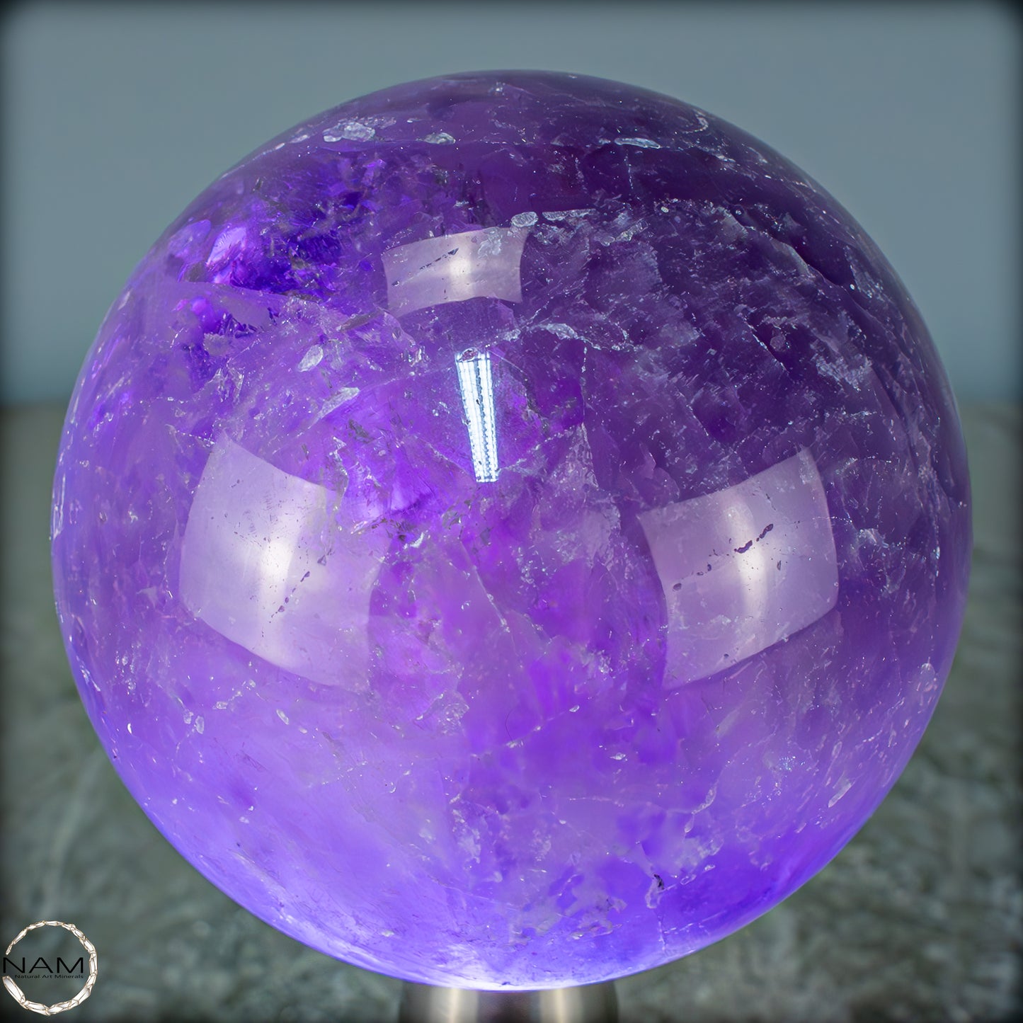 Natürliche Amethyst-Kristall Kugel, Brasilien - 1079,38g - 93mm