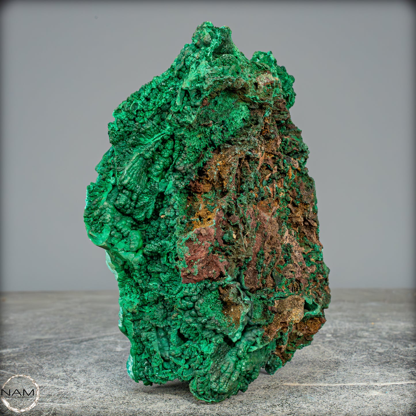 Natürliche Malachit und Chrysocolla Skulptur- 1085,71g