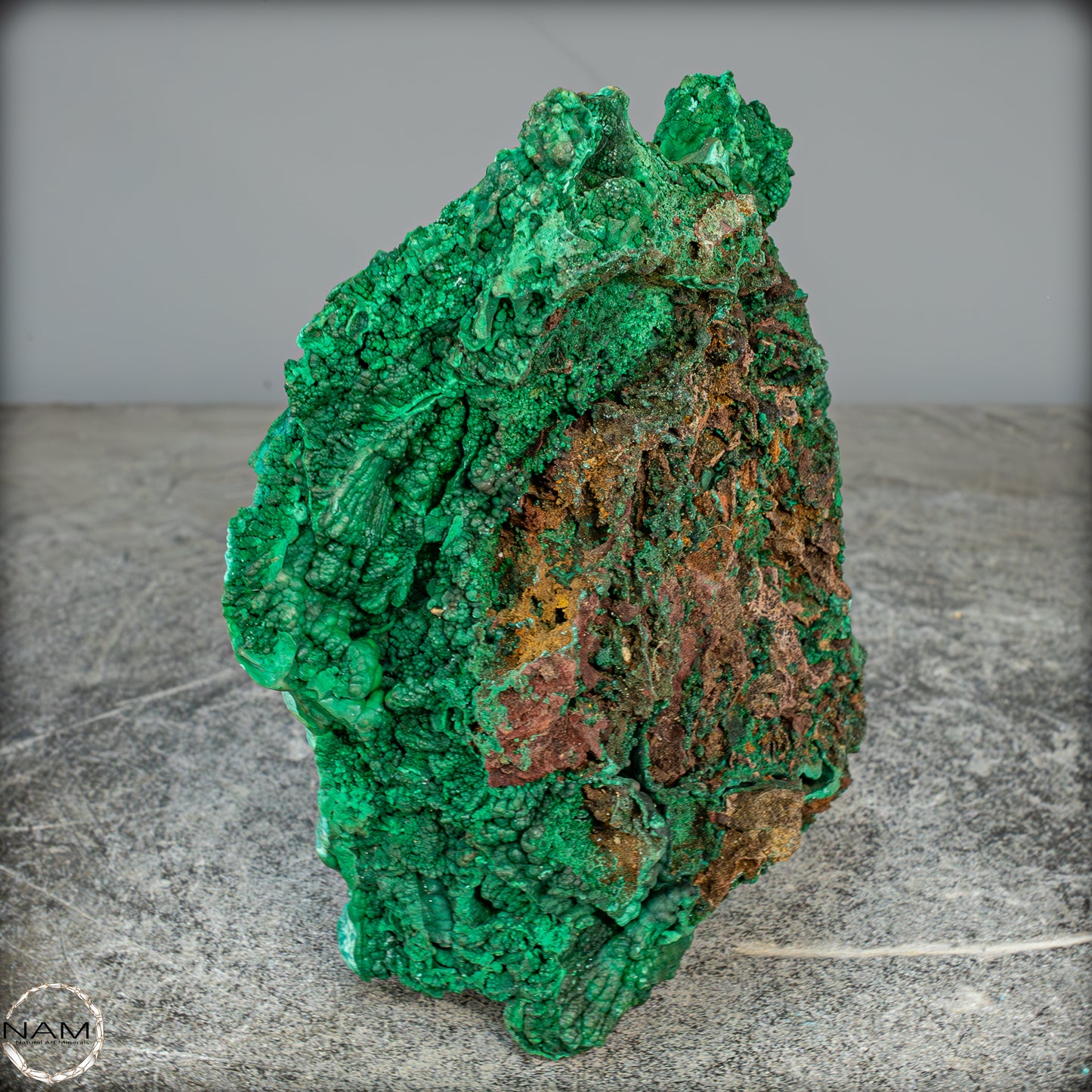 Natürliche Malachit und Chrysocolla Skulptur- 1085,71g