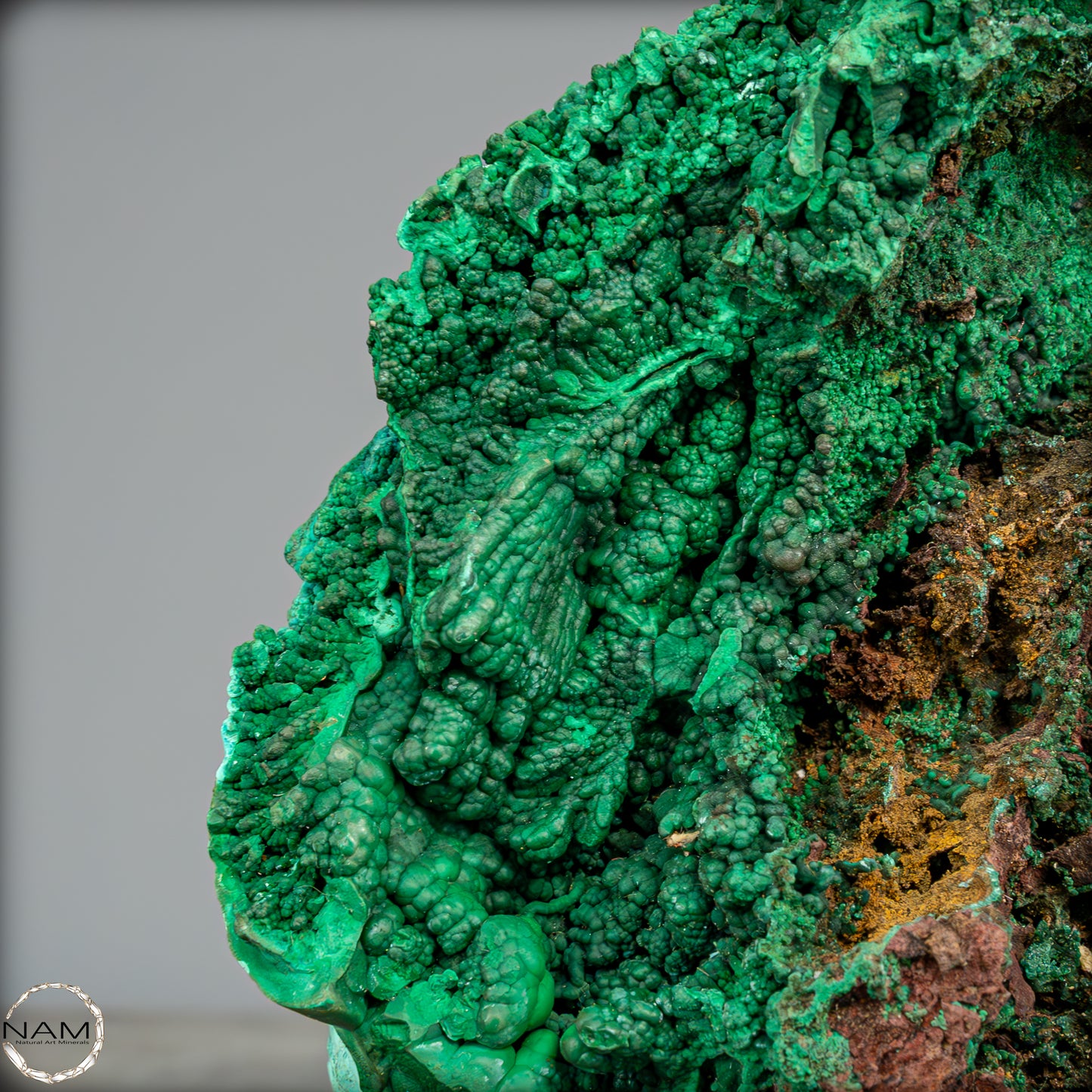 Natürliche Malachit und Chrysocolla Skulptur- 1085,71g