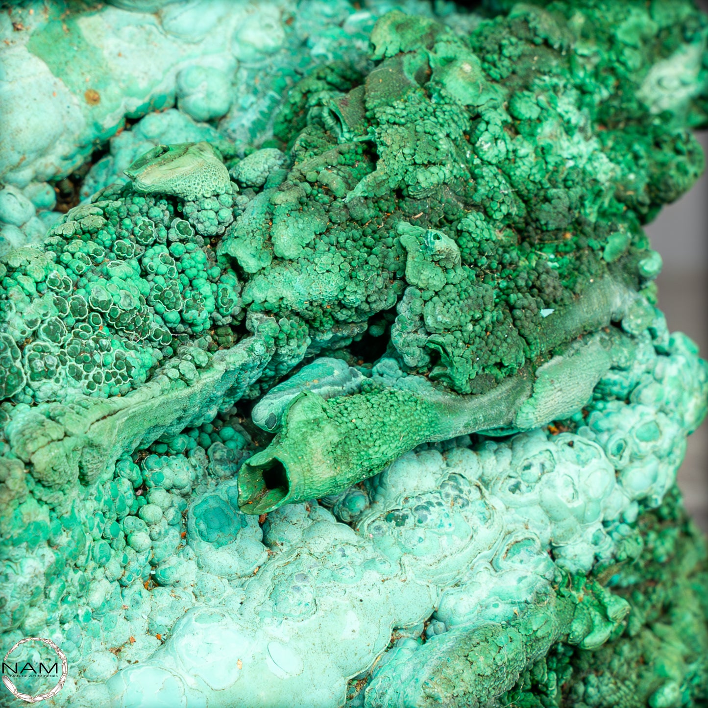 Natürliche Malachit und Chrysocolla Skulptur- 1085,71g