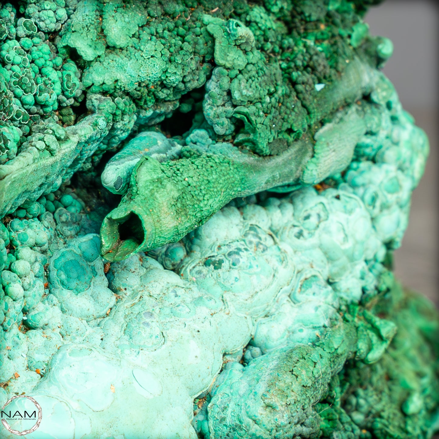 Natürliche Malachit und Chrysocolla Skulptur- 1085,71g