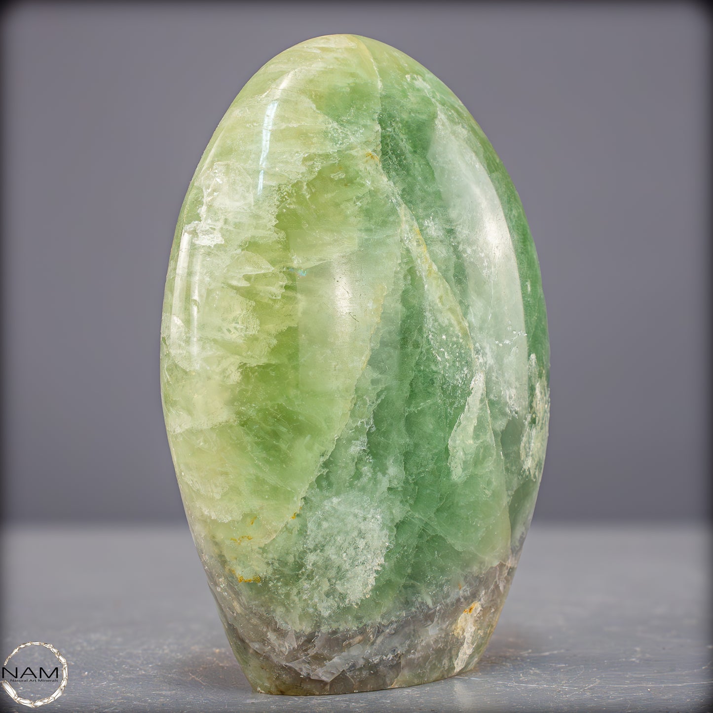 Natürliche Grüne Fluorit-Kristall Freiform - 877,72g