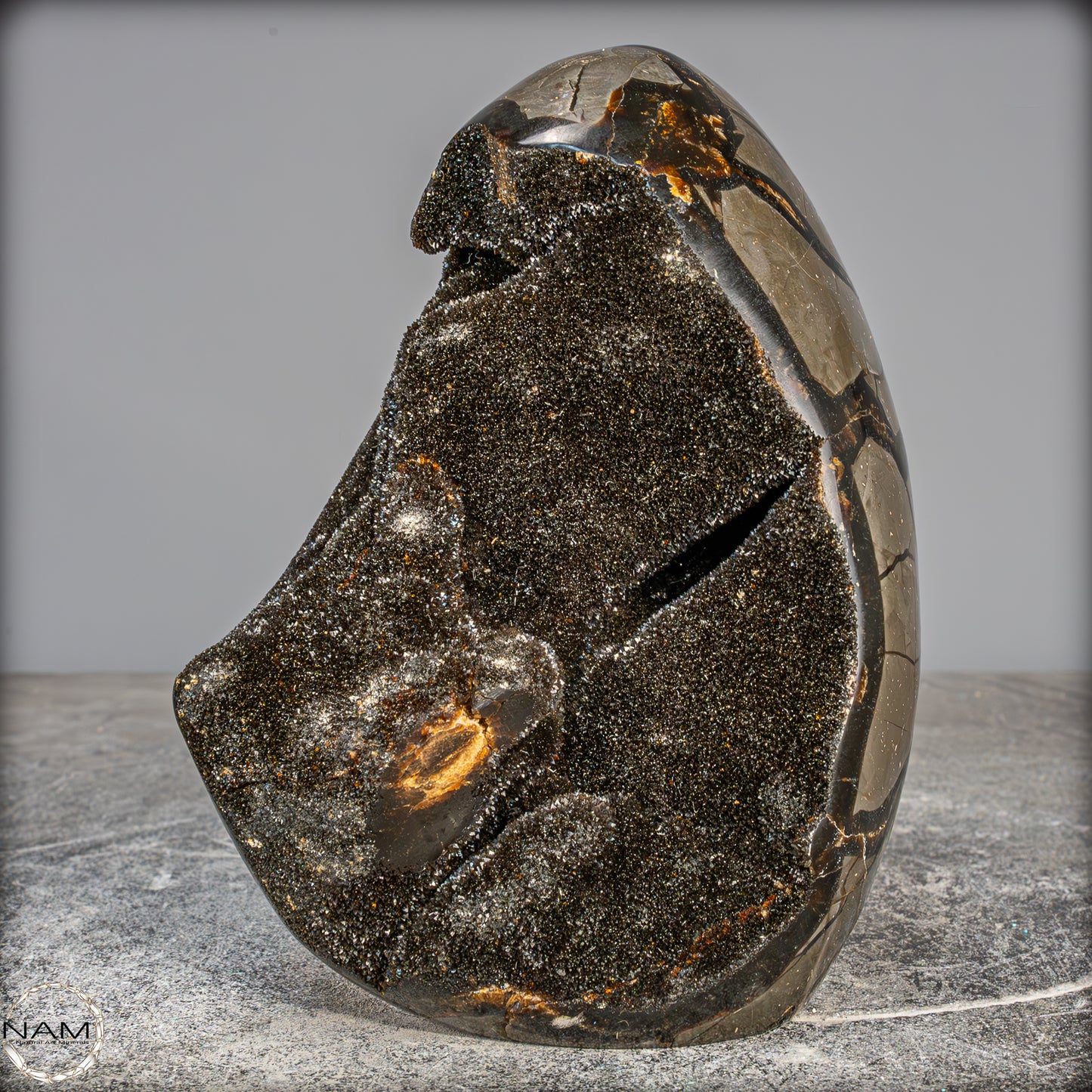 Natürliche Septarien Druse mit Calzit Kristallen, Spitzenqualität - 1846,15g