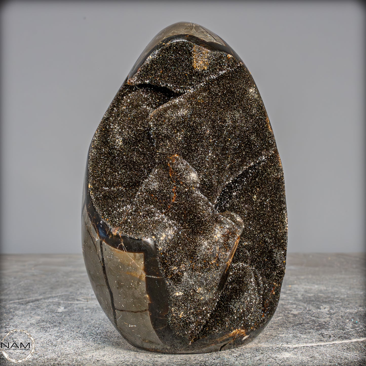Natürliche Septarien Druse mit Calzit Kristallen, Spitzenqualität - 1846,15g