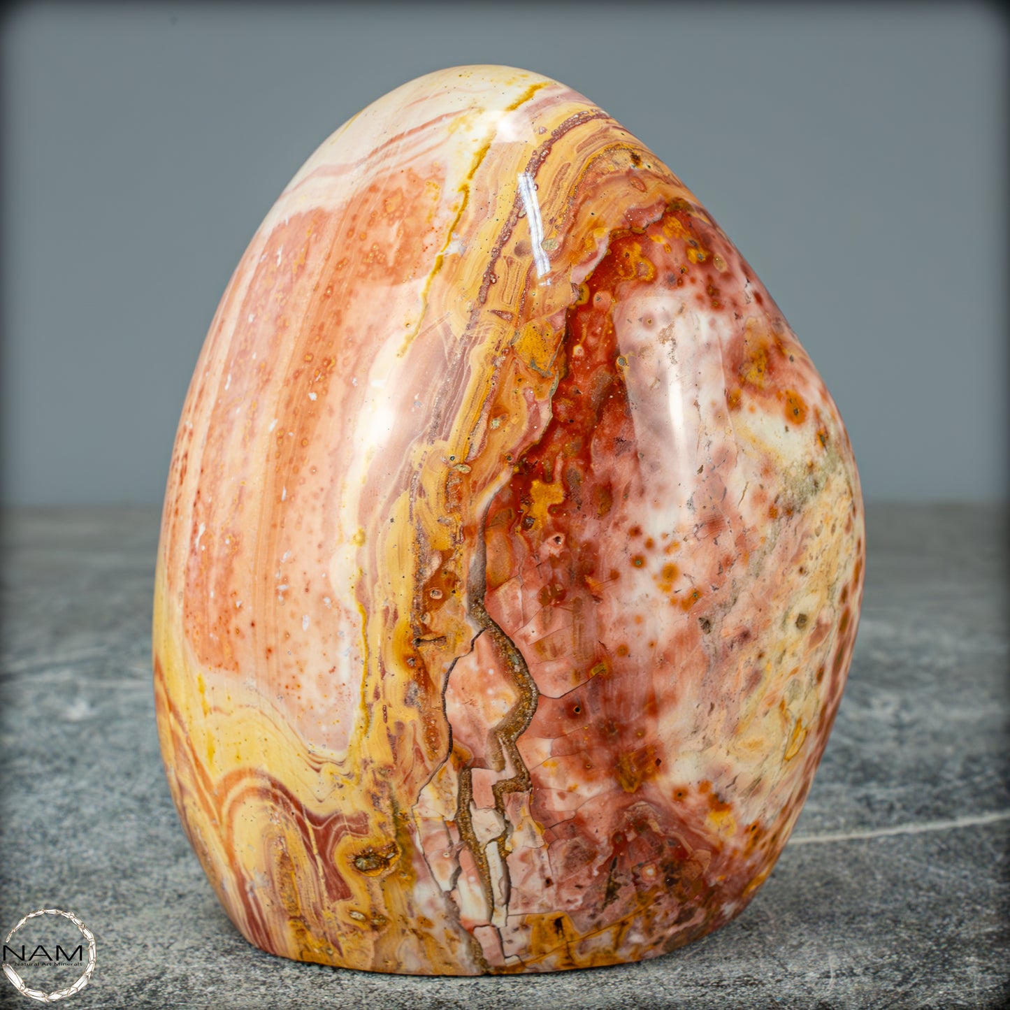Natürliche Polychrome Jaspis Kristall-Freiform - 1139,92g