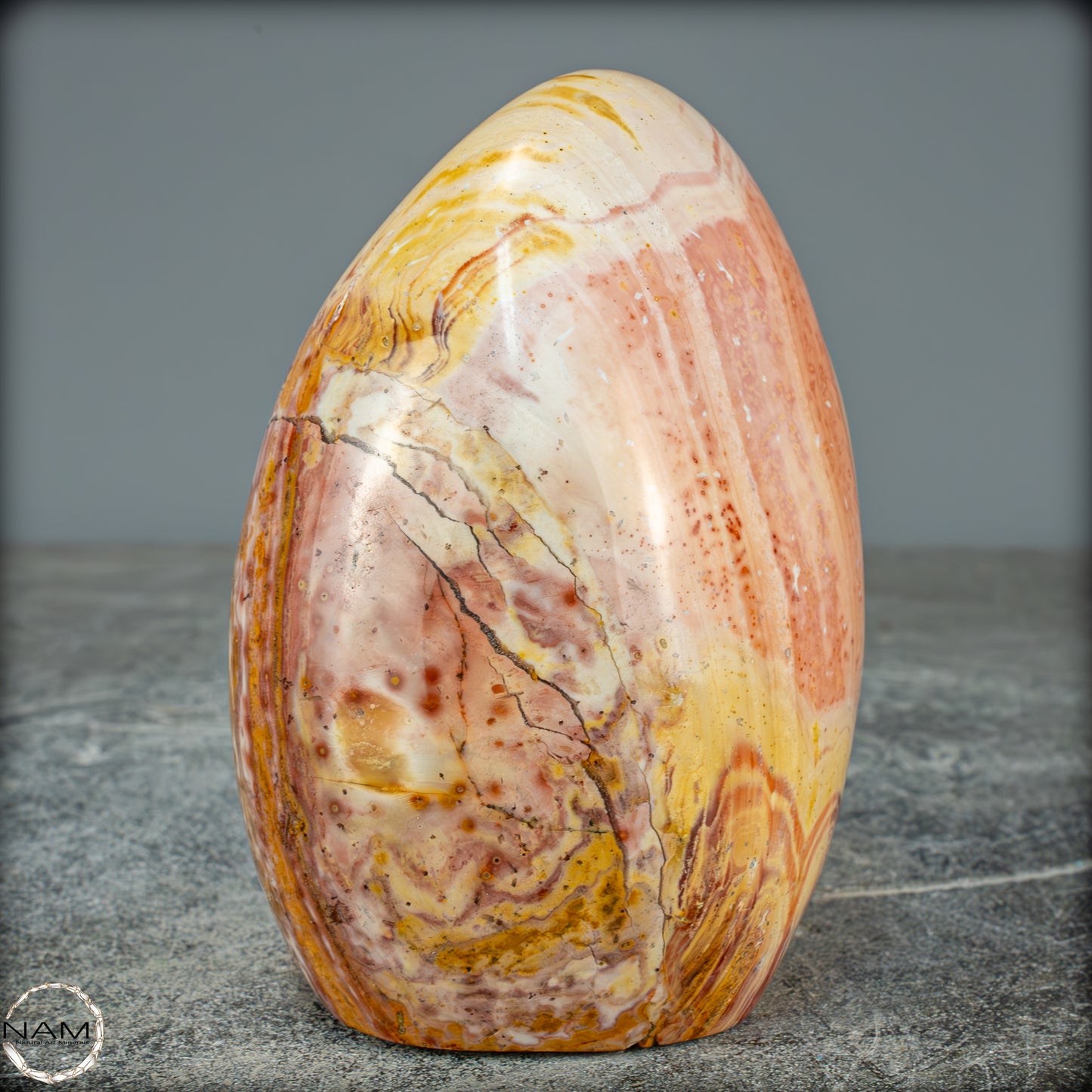 Natürliche Polychrome Jaspis Kristall-Freiform - 1139,92g