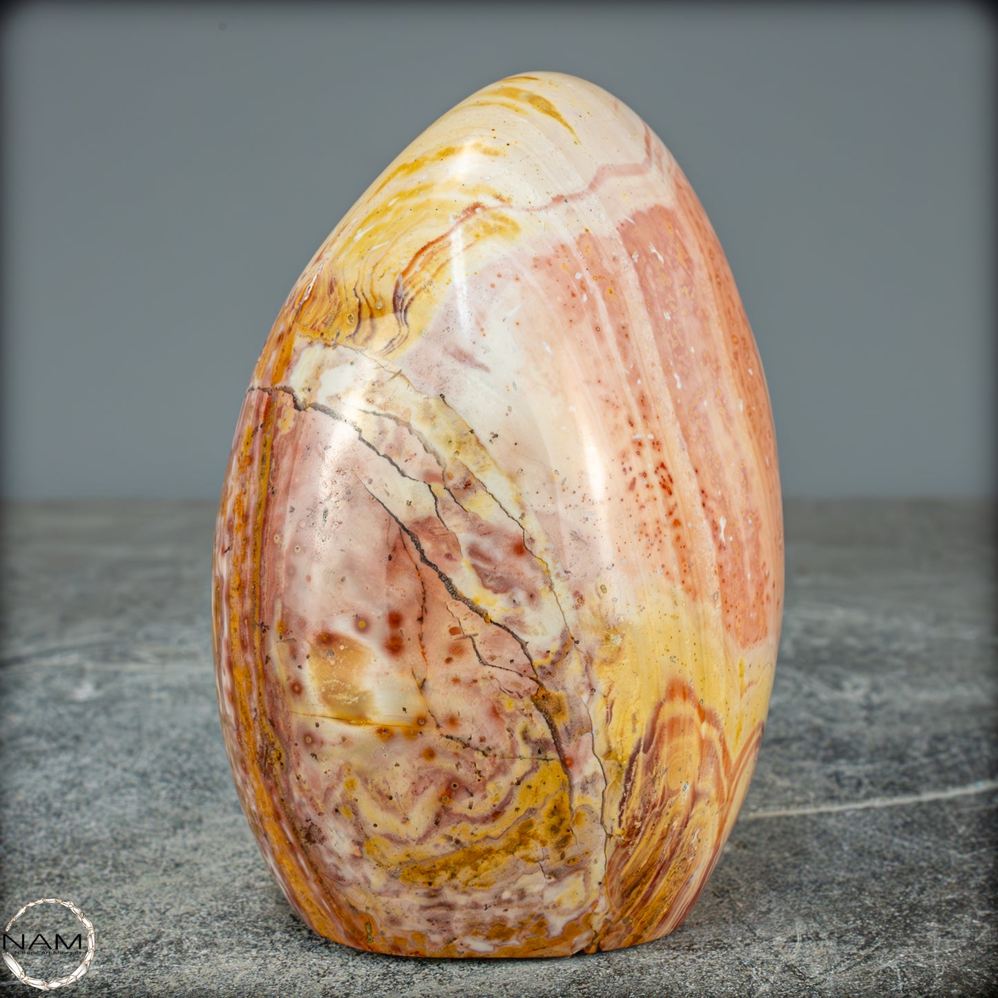 Natürliche Polychrome Jaspis Kristall-Freiform - 1139,92g