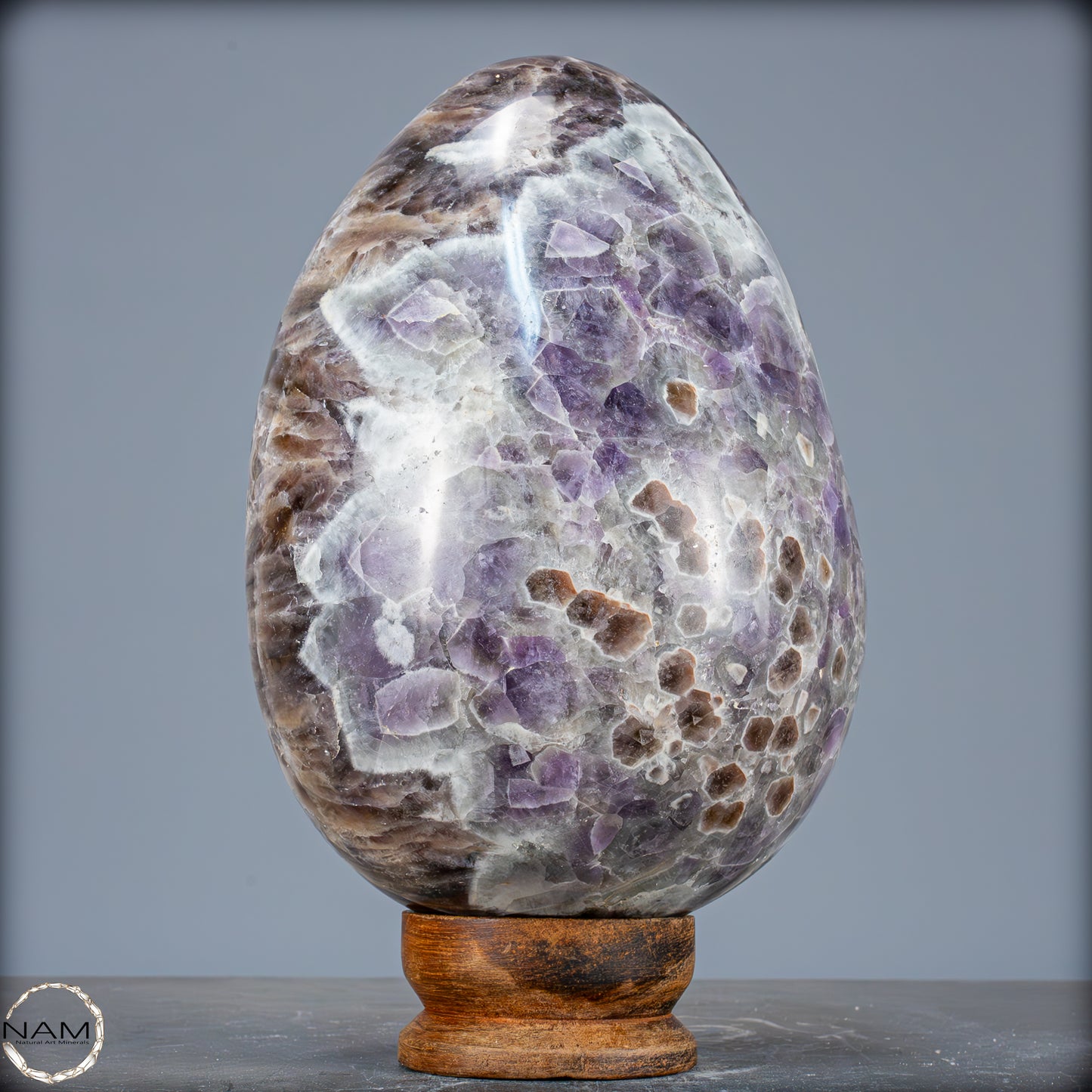 Natürliches Großes Lila Amethyst Kristall Ei – 7709,99g