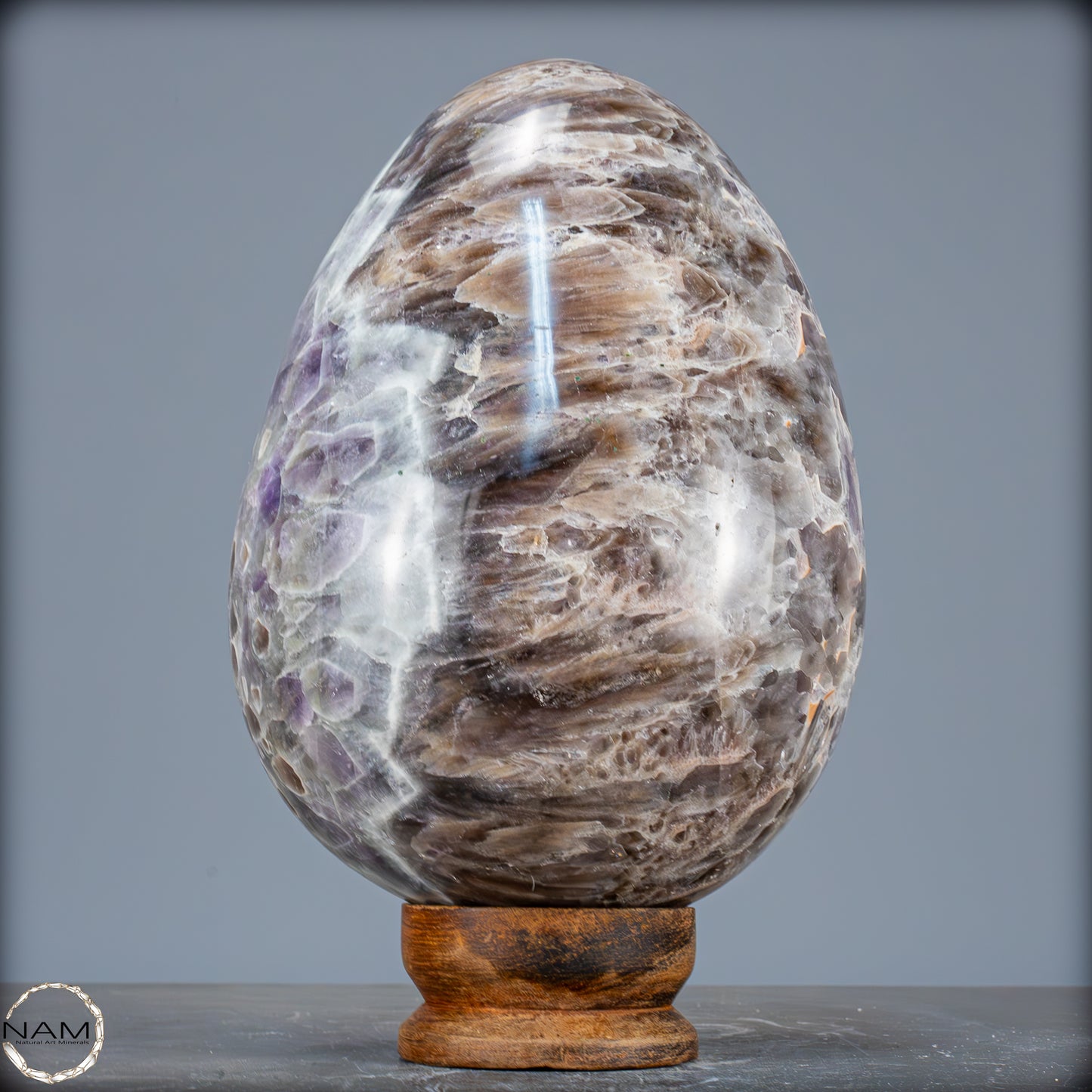 Natürliches Großes Lila Amethyst Kristall Ei – 7709,99g