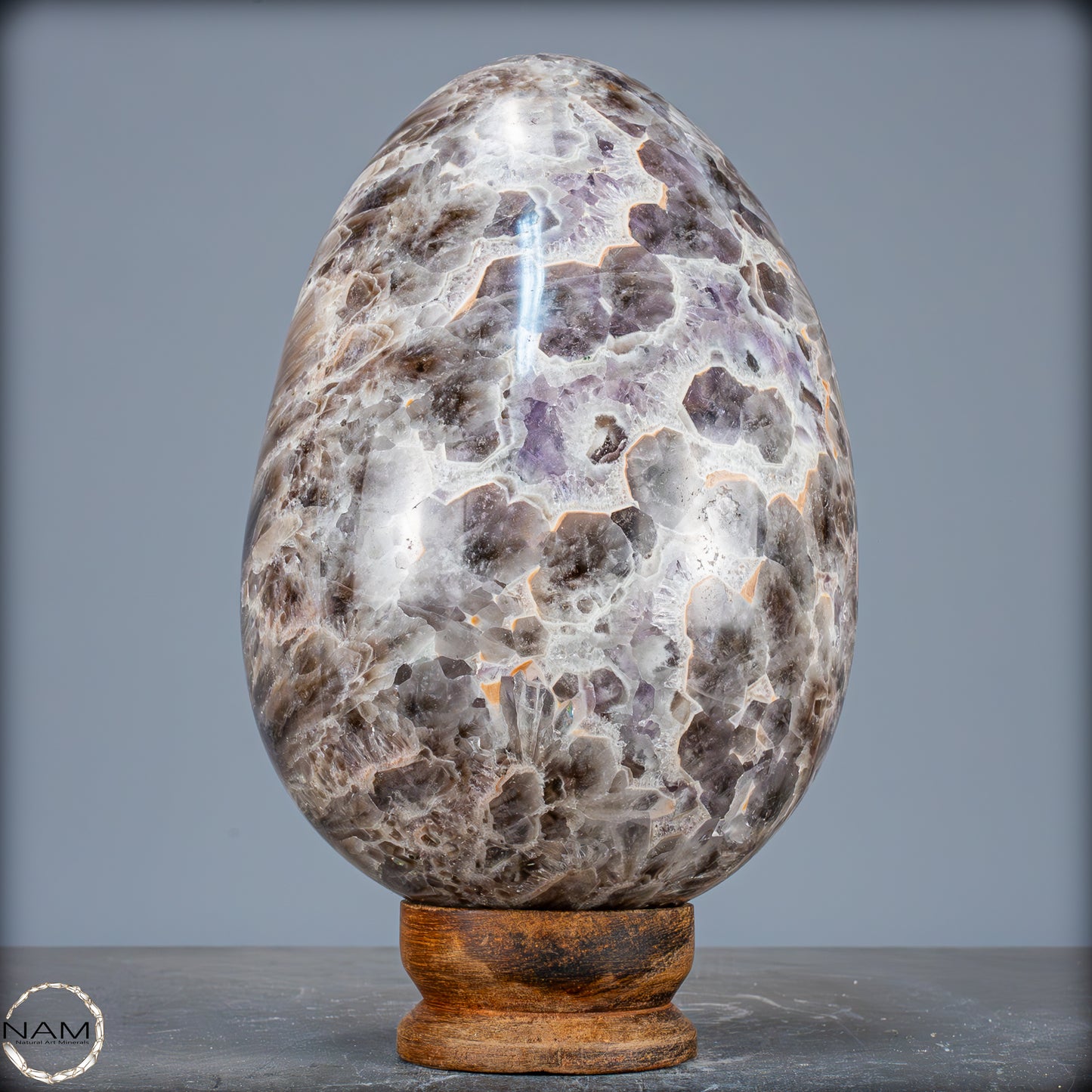 Natürliches Großes Lila Amethyst Kristall Ei – 7709,99g