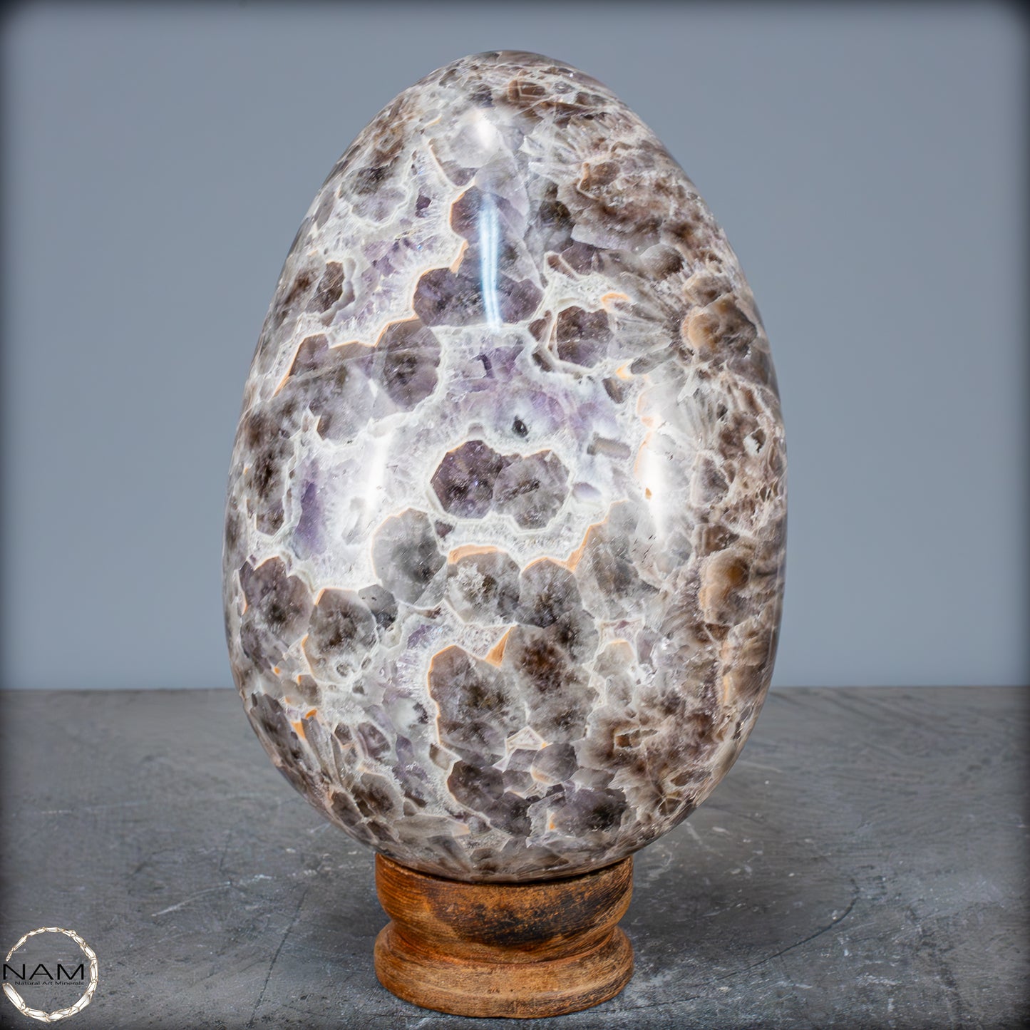 Natürliches Großes Lila Amethyst Kristall Ei – 7709,99g