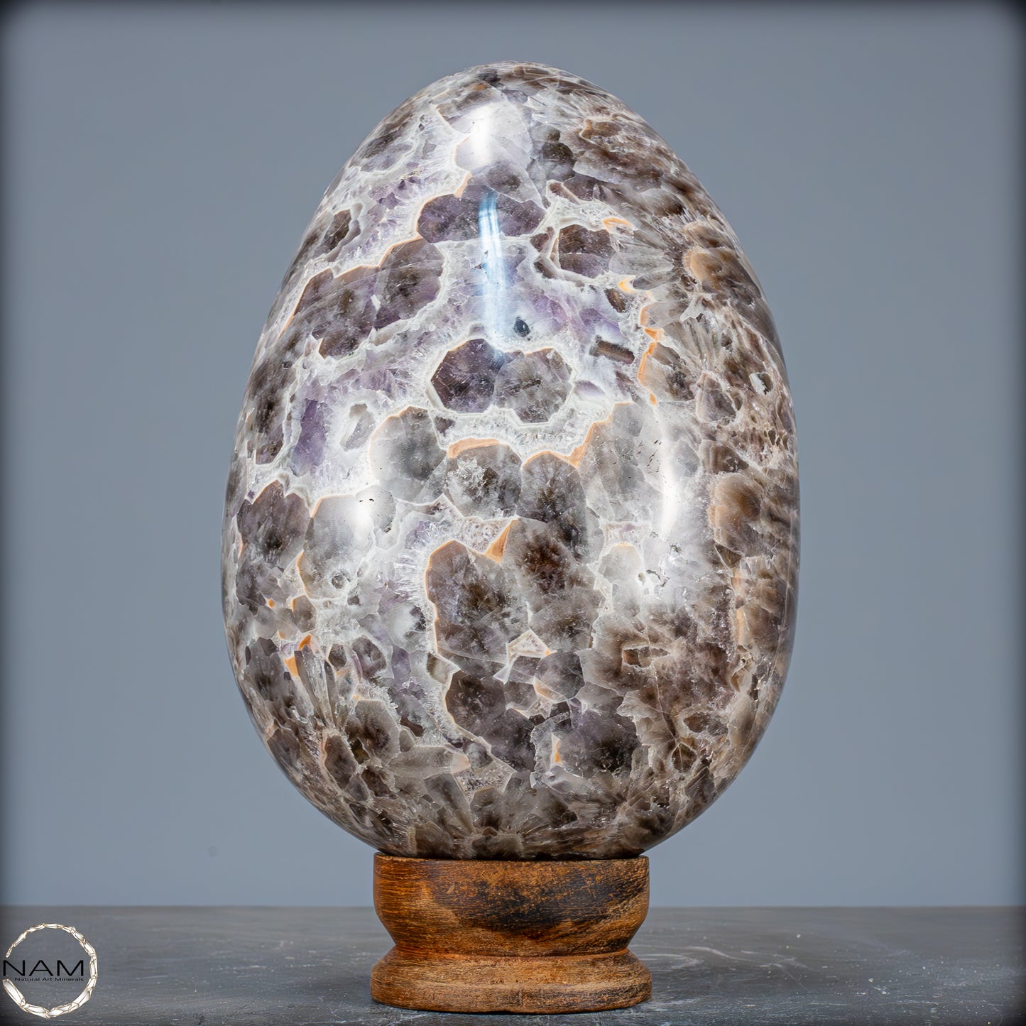 Natürliches Großes Lila Amethyst Kristall Ei – 7709,99g