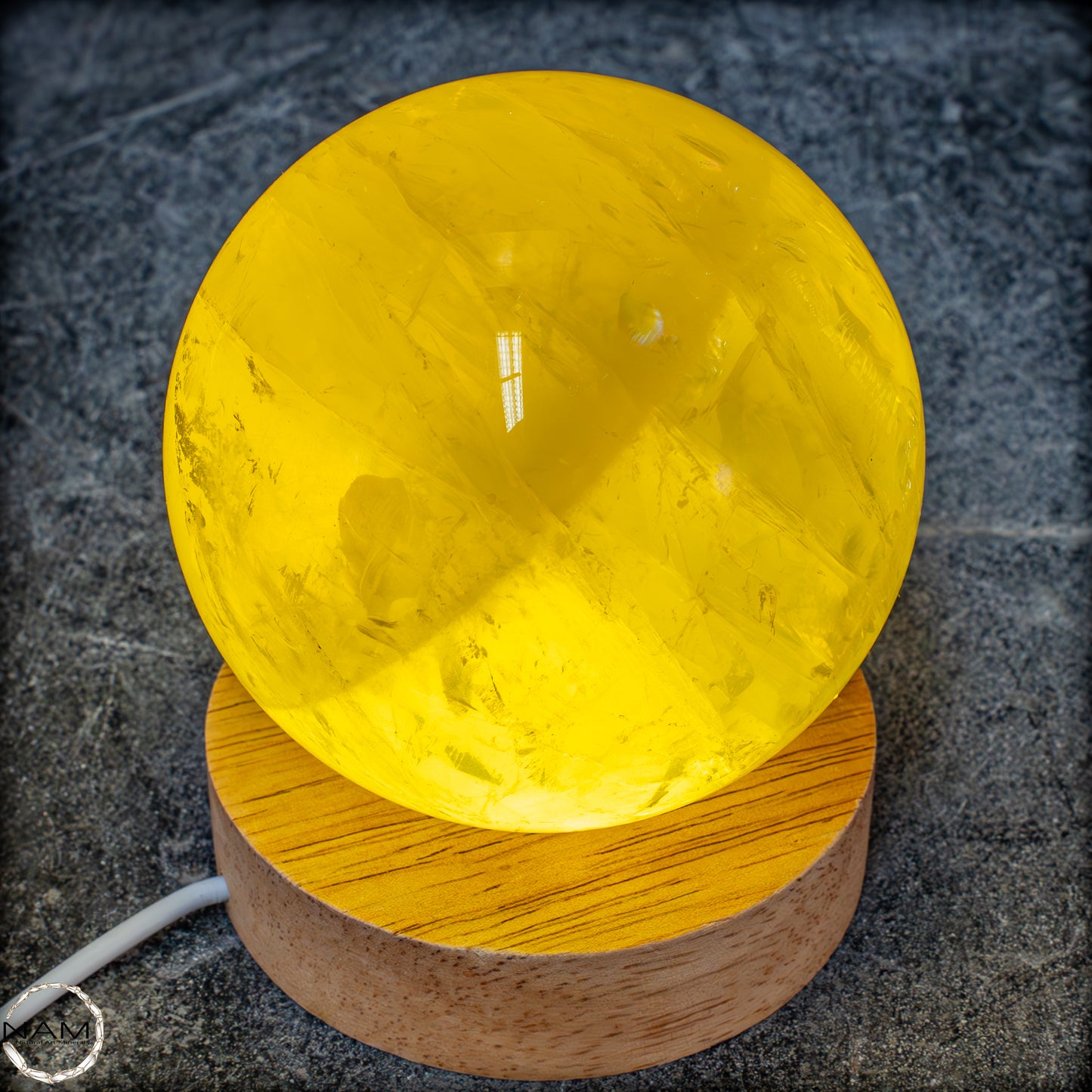 Top Qualität Transparenter Citrin Kristall Kugel - Brasilien - 819,24g - 84mm