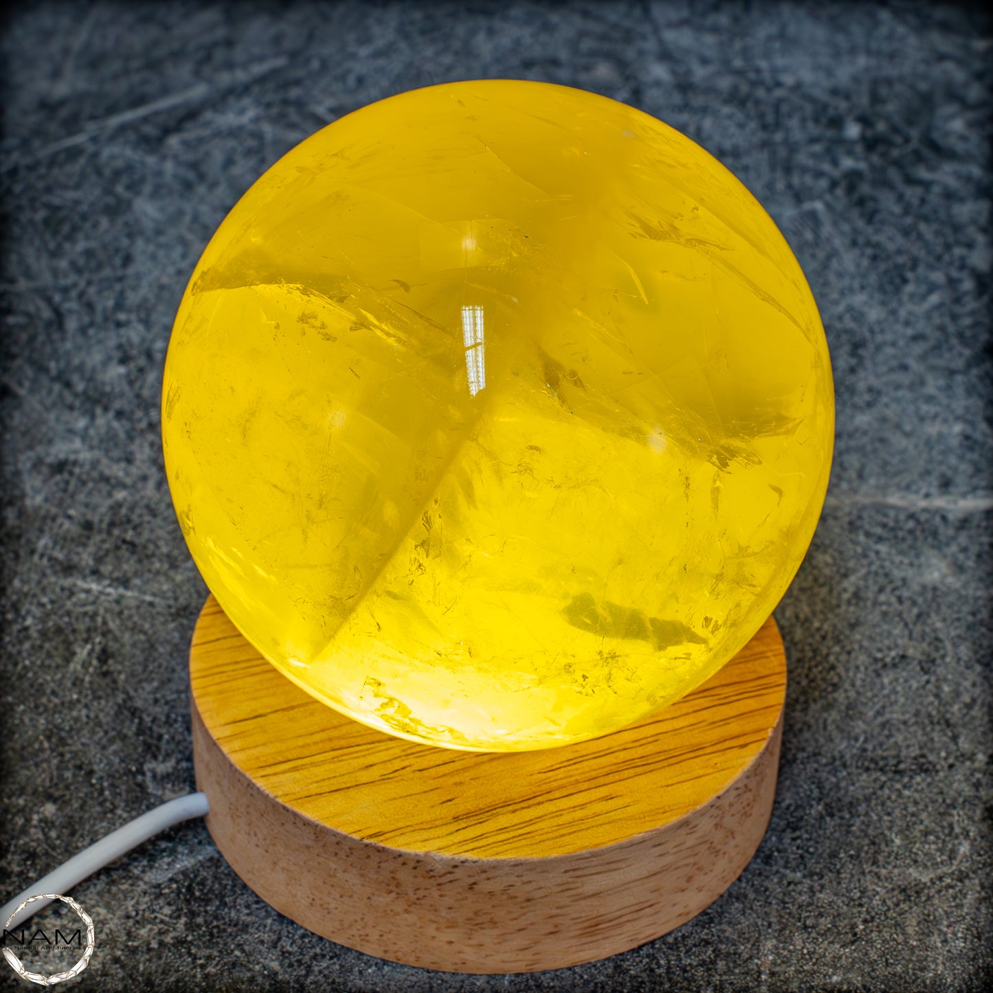 Top Qualität Transparenter Citrin Kristall Kugel - Brasilien - 819,24g - 84mm
