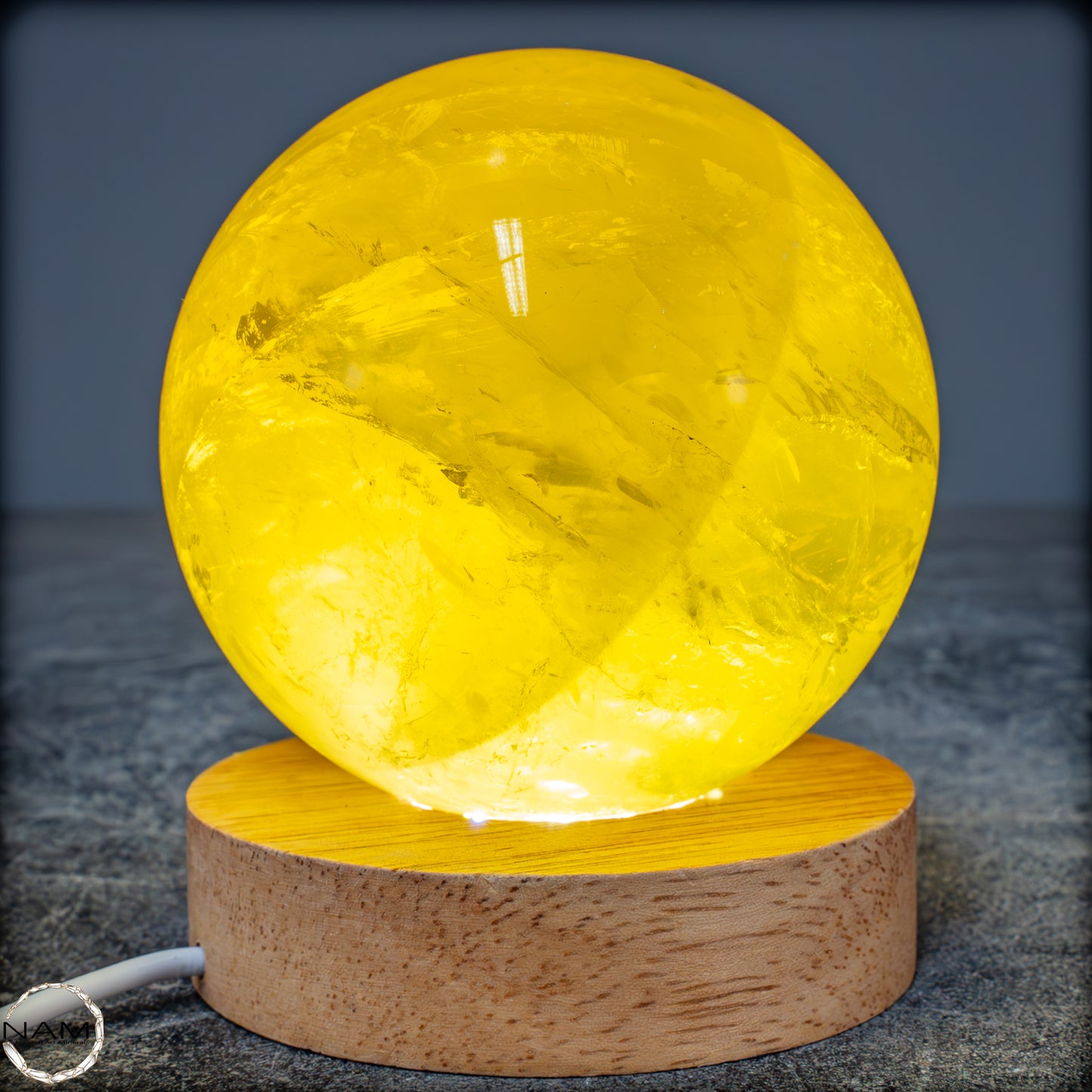 Top Qualität Transparenter Citrin Kristall Kugel - Brasilien - 819,24g - 84mm