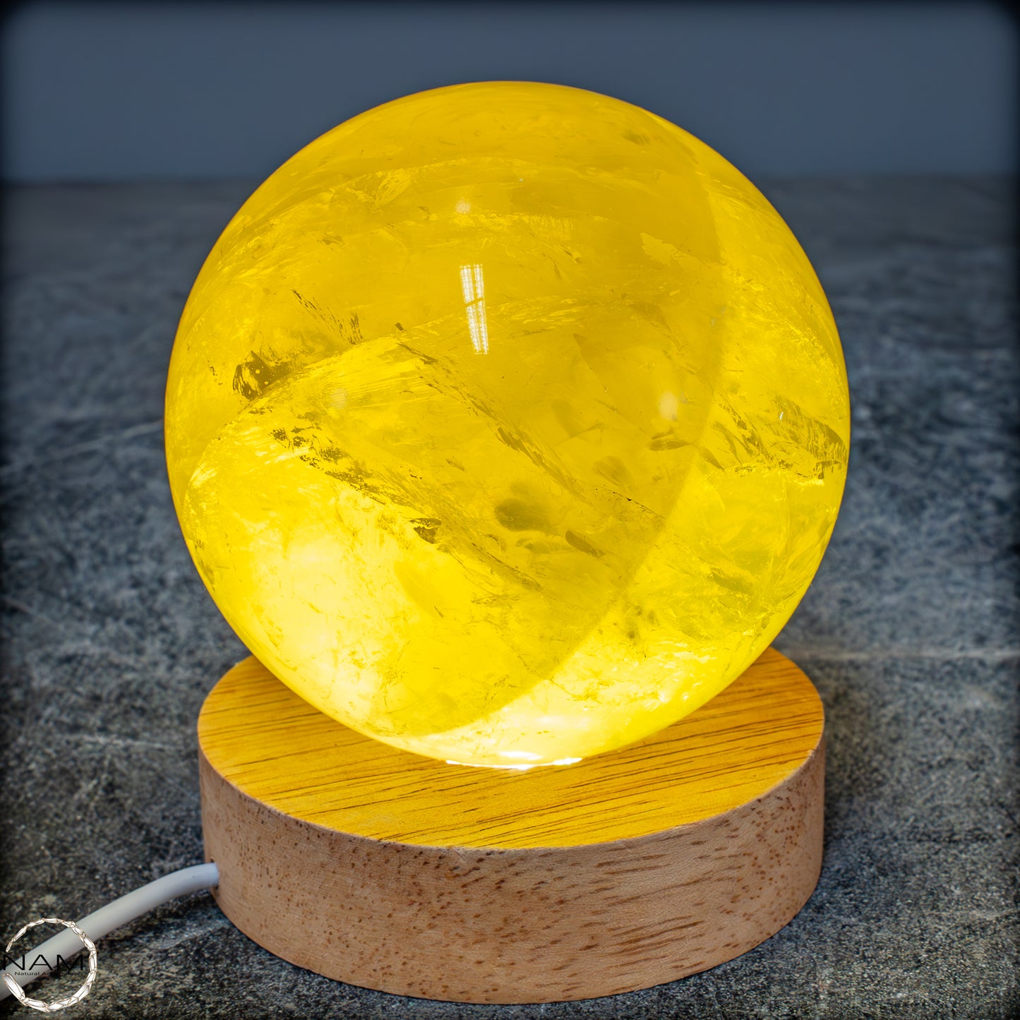 Top Qualität Transparenter Citrin Kristall Kugel - Brasilien - 819,24g - 84mm
