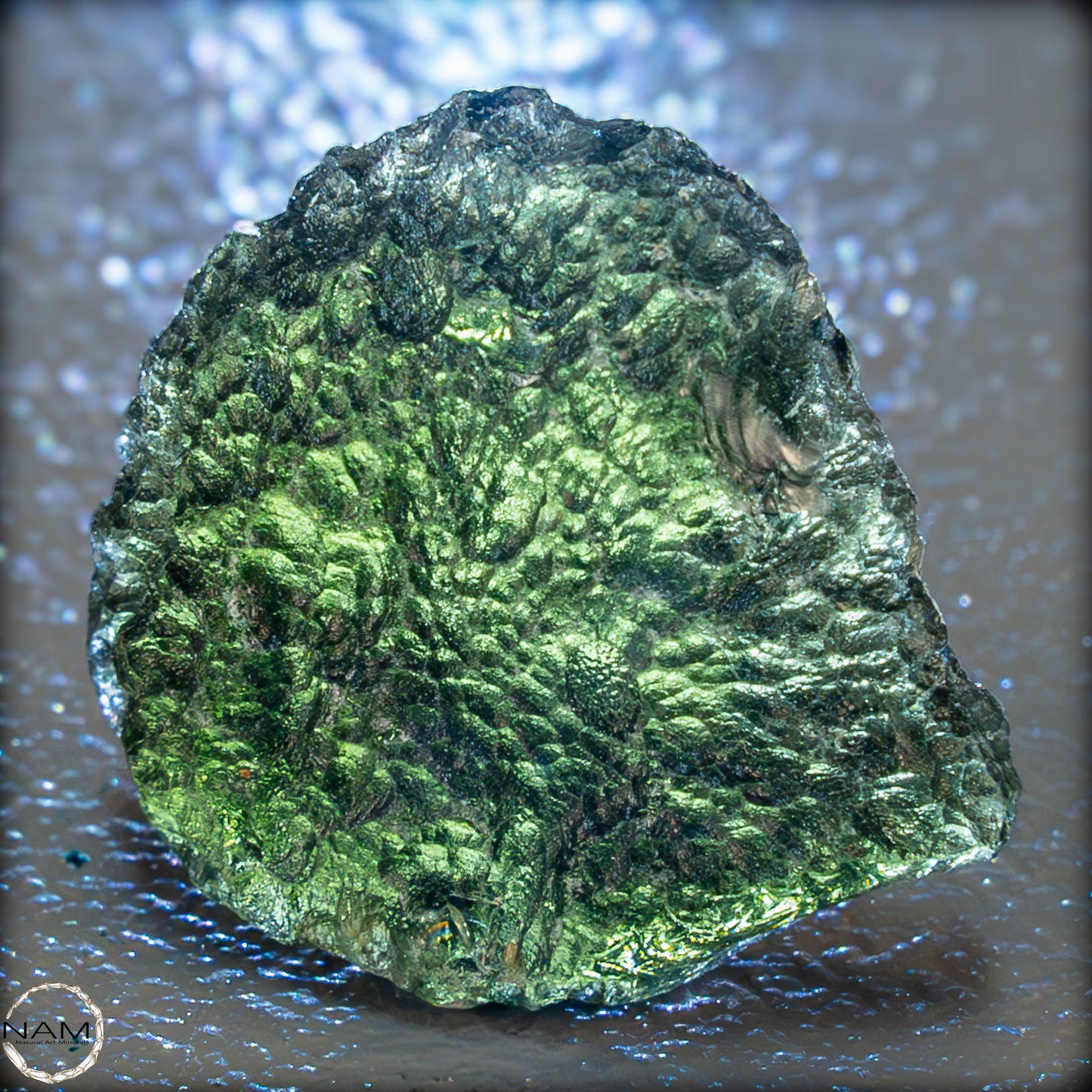 Großer Natürlicher Moldavit Kristall - 7,64g - 38,20ct