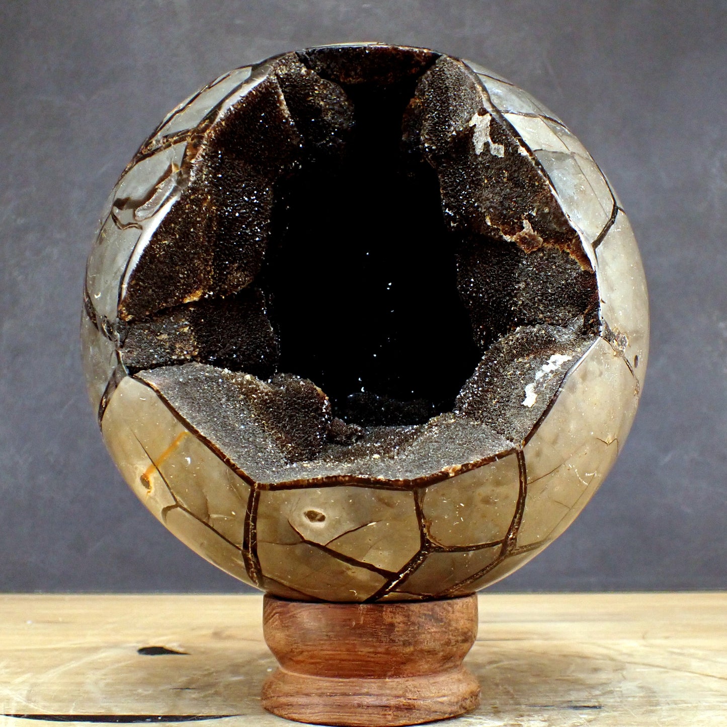 Sehr Große Septarien Druse Kugel - 7601,18g - 205 mm