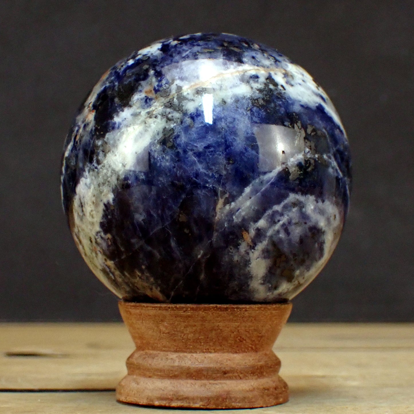 Sodalith Kugel – 485,51g – 71mm
