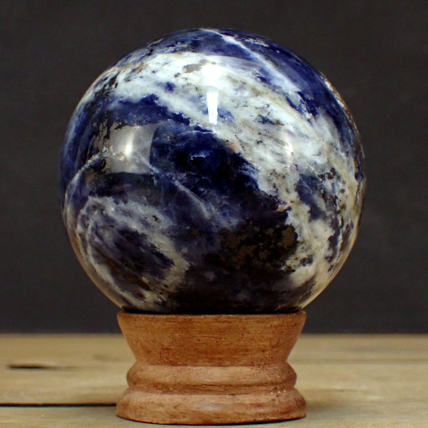 Sodalith Kugel – 485,51g – 71mm