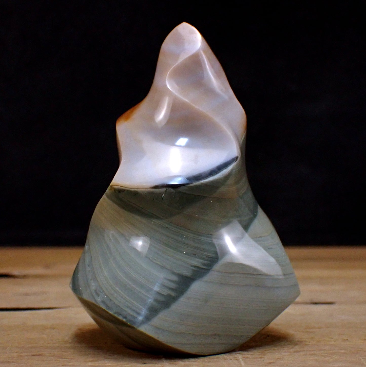 Polychrome Jaspis Flamme - 482,44g - 115 x 82 x 66 mm