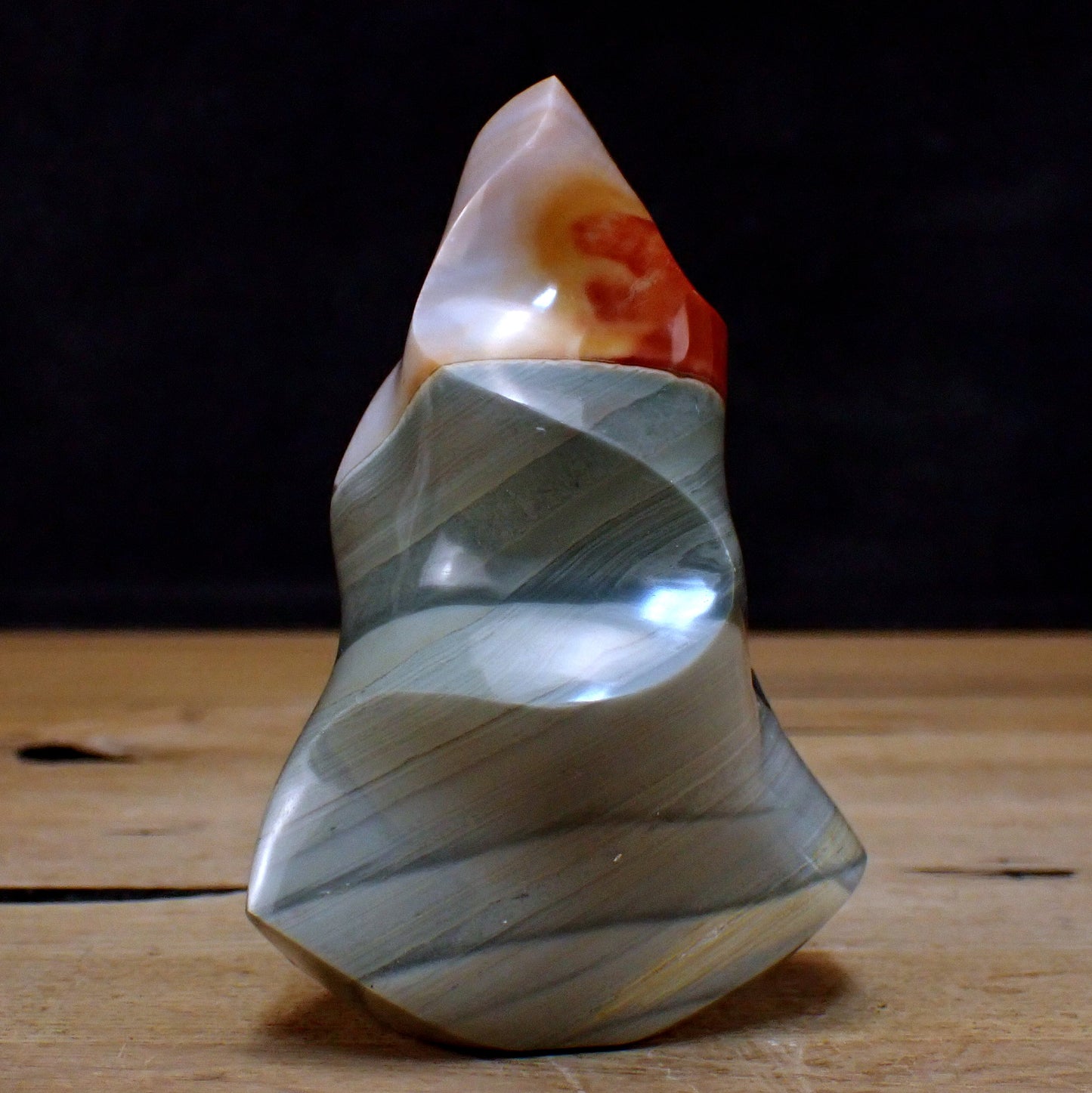 Polychrome Jaspis Flamme - 482,44g - 115 x 82 x 66 mm