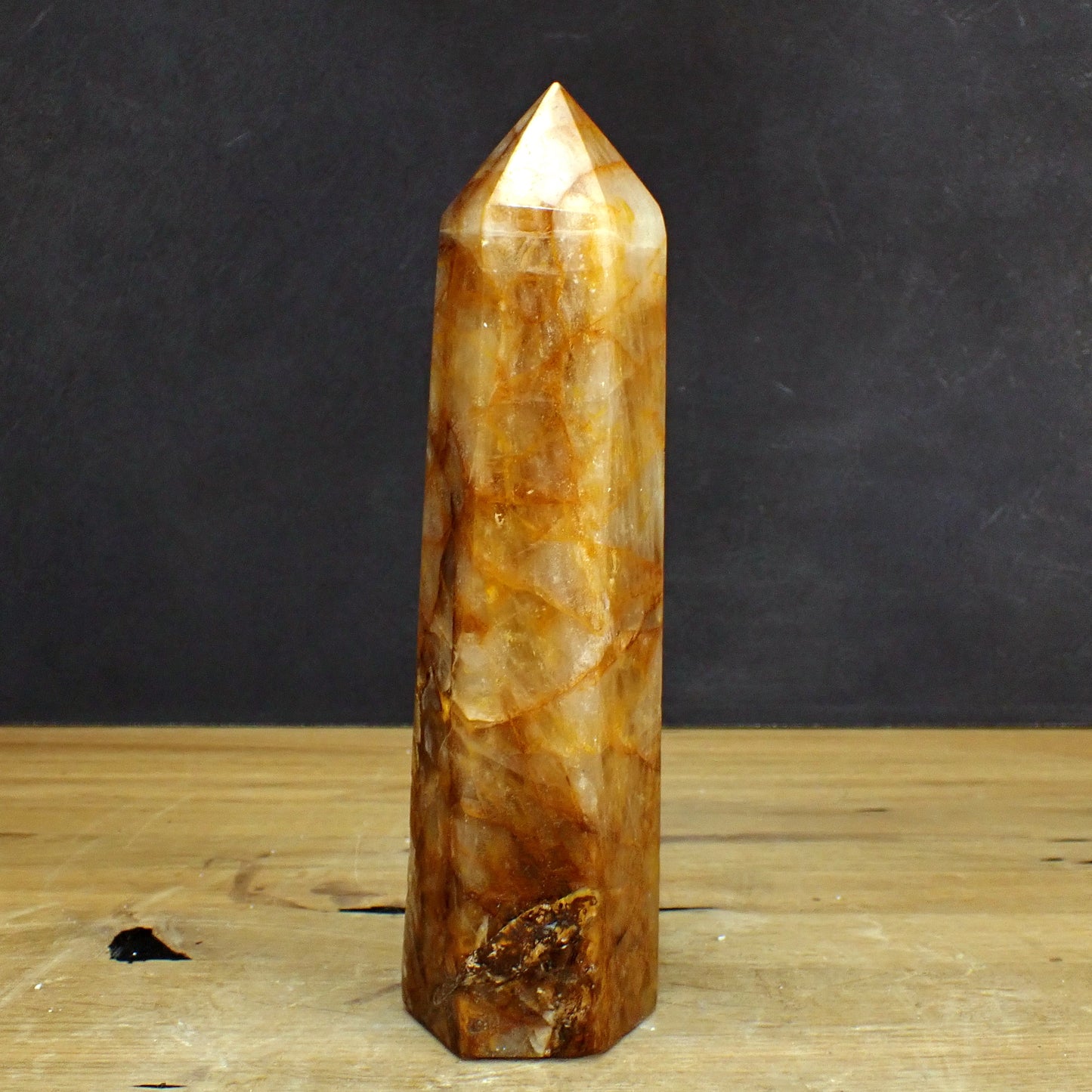 Golden Healer Quarz Obelisk - 1700,81g - 255 x 73 x 62mm