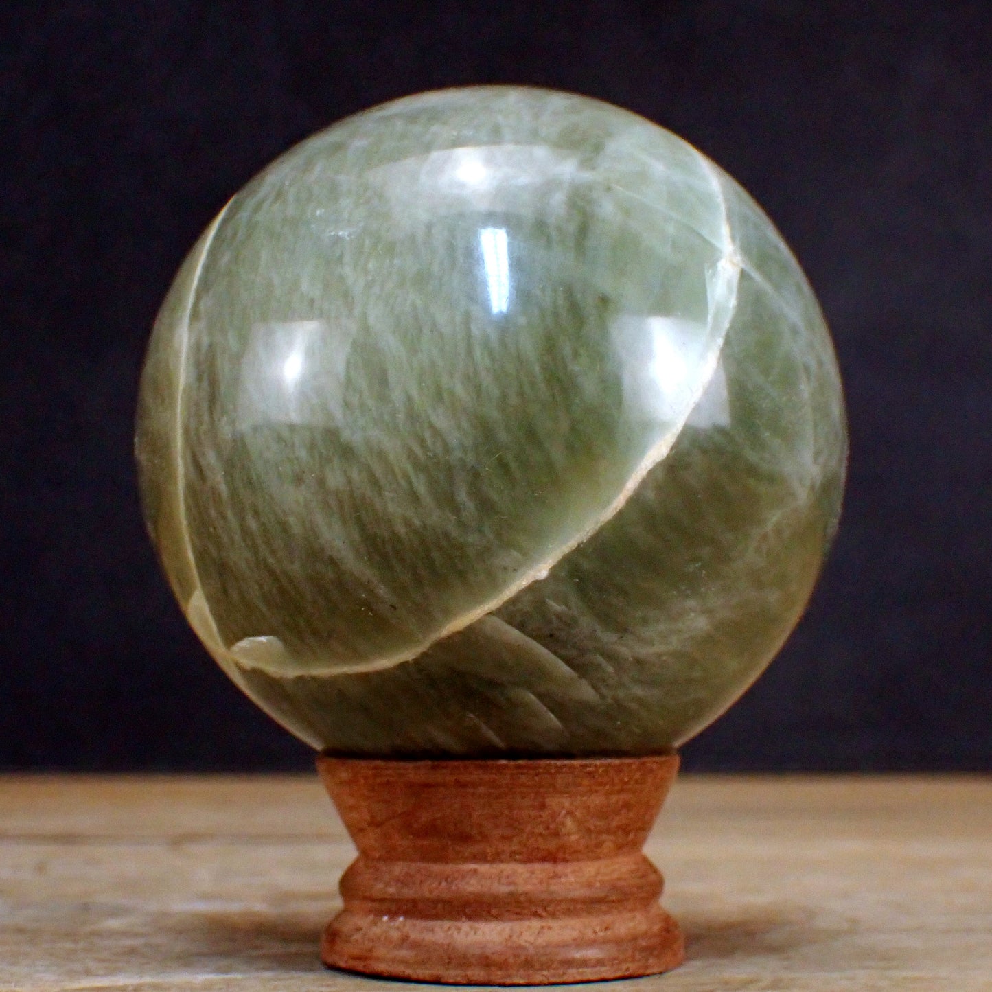 Garnierit (Grüner Mondstein) Kugel - 749,89g - 83mm