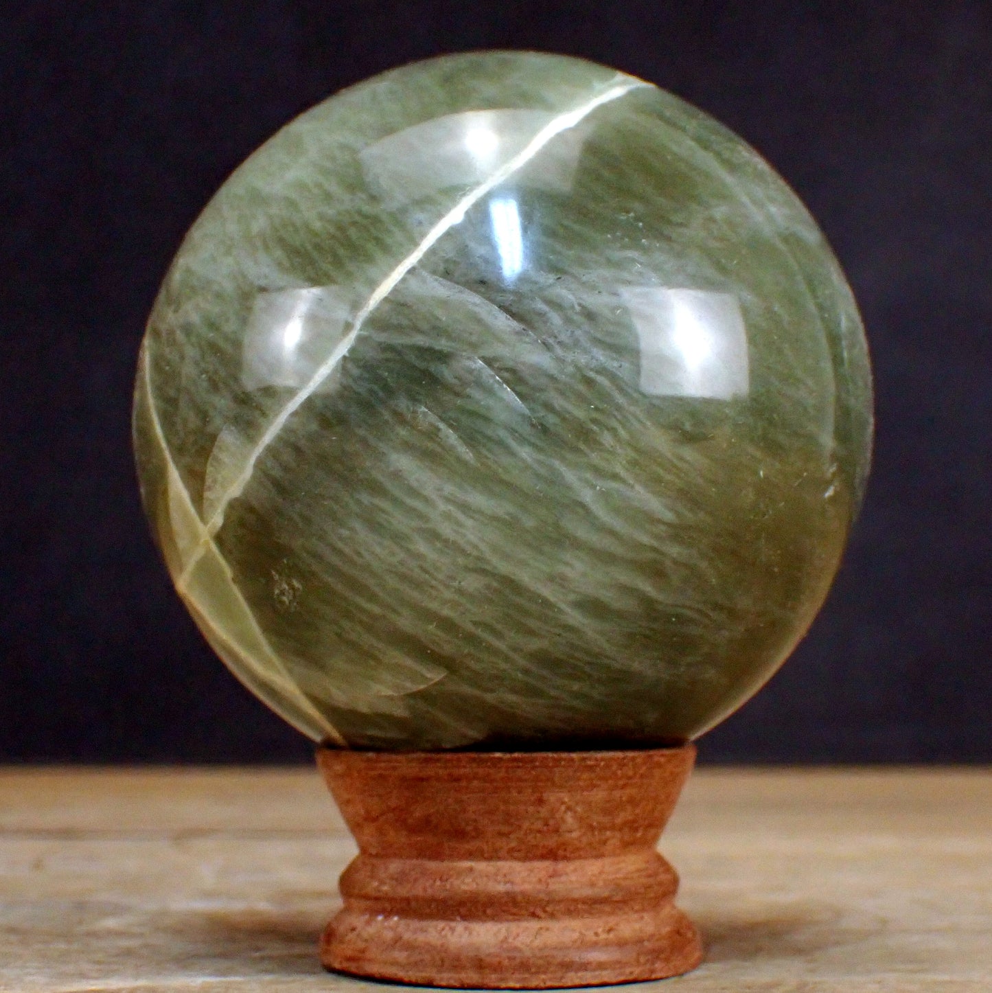 Garnierit (Grüner Mondstein) Kugel - 749,89g - 83mm