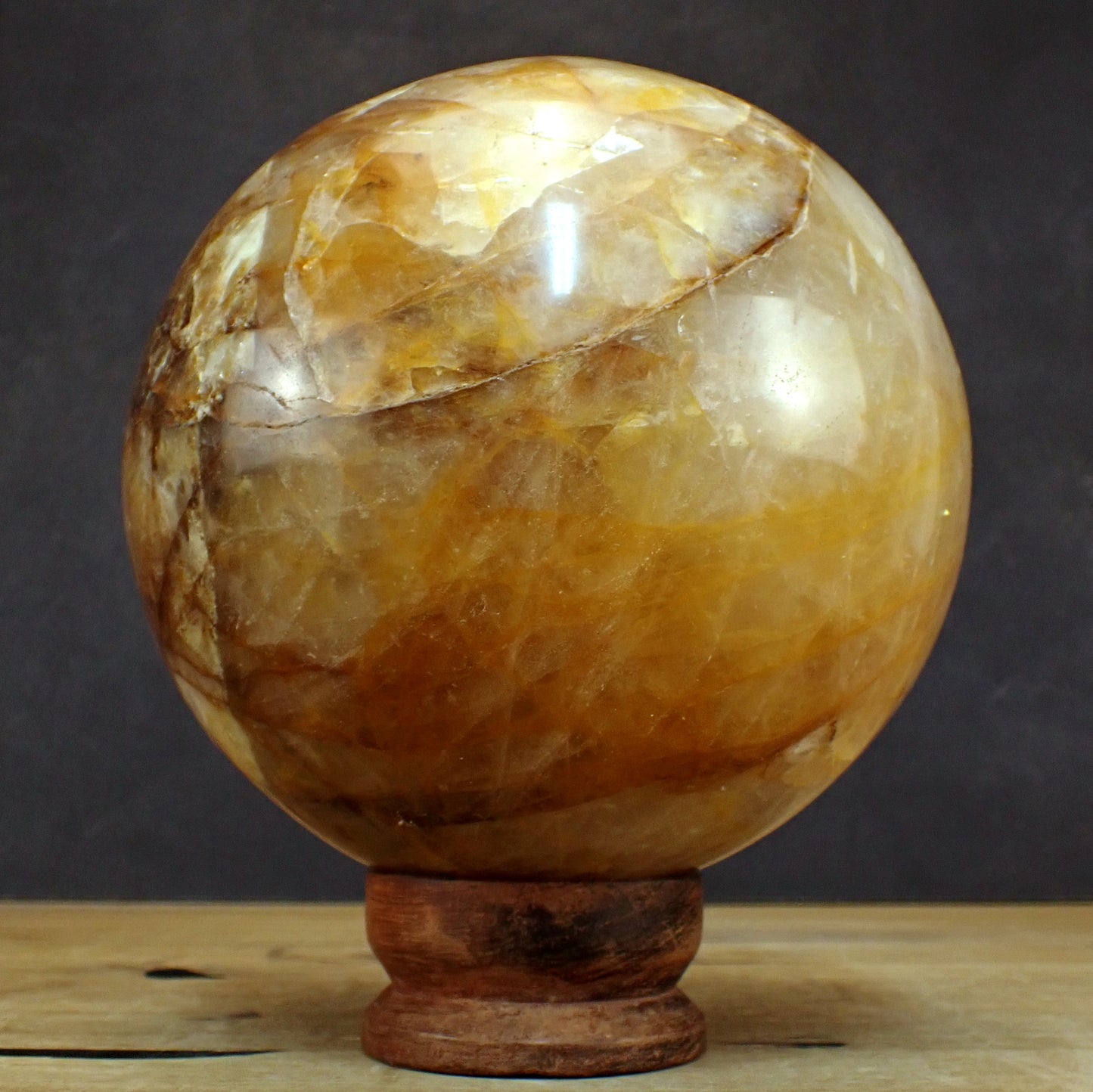 Quarz Kugel "Golden Healer" - 8714,88g - 190mm