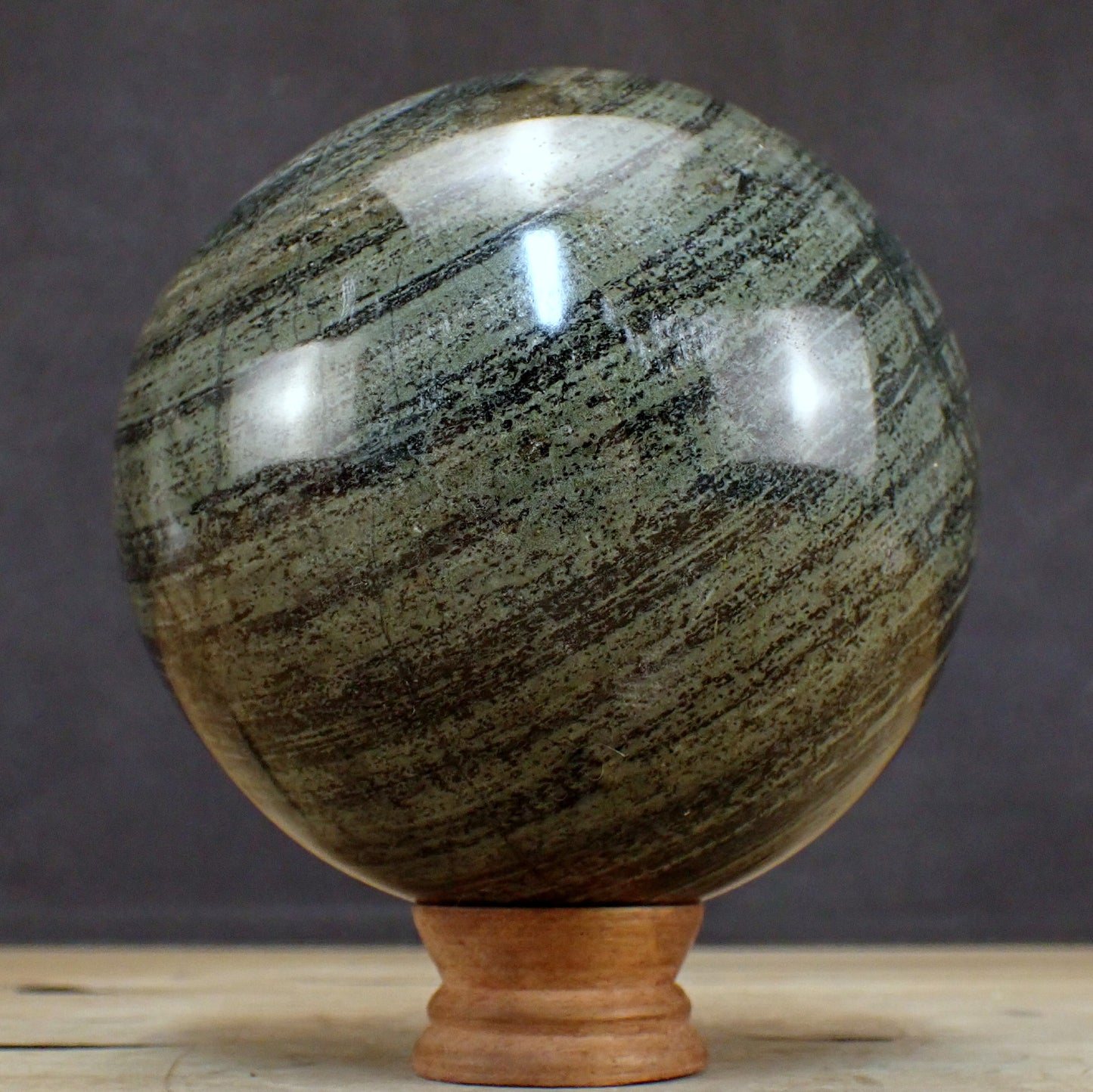 Gebänderte Kambaba-Jaspis Kugel - 3507,71g - 136mm