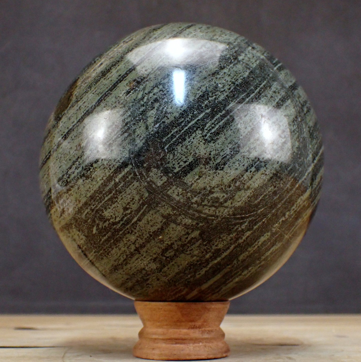 Gebänderte Kambaba-Jaspis Kugel - 3507,71g - 136mm
