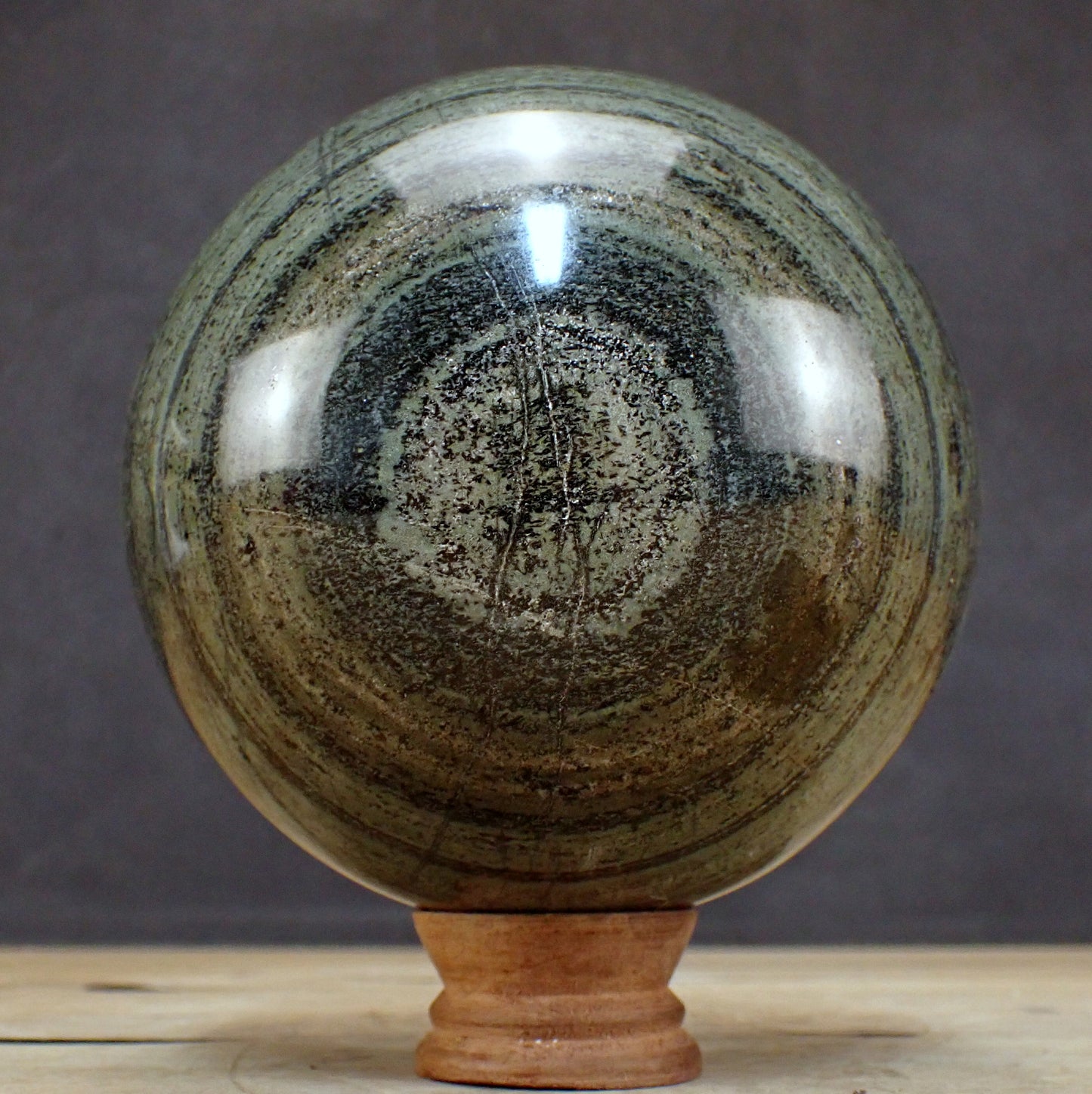 Gebänderte Kambaba-Jaspis Kugel - 3507,71g - 136mm